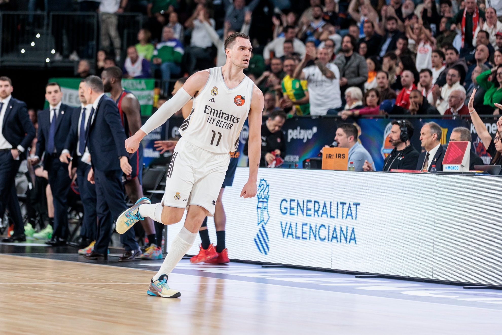 Mario Hezonja, durante un partido de esta temporada con el Madrid. ACB PHOTO