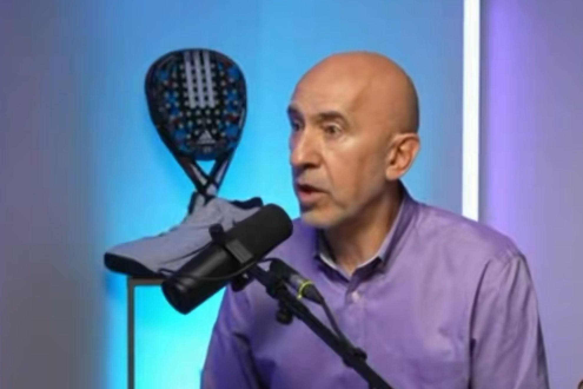 Mario Hernando, durante la entrevista con Pablo Sala PABLO SALA