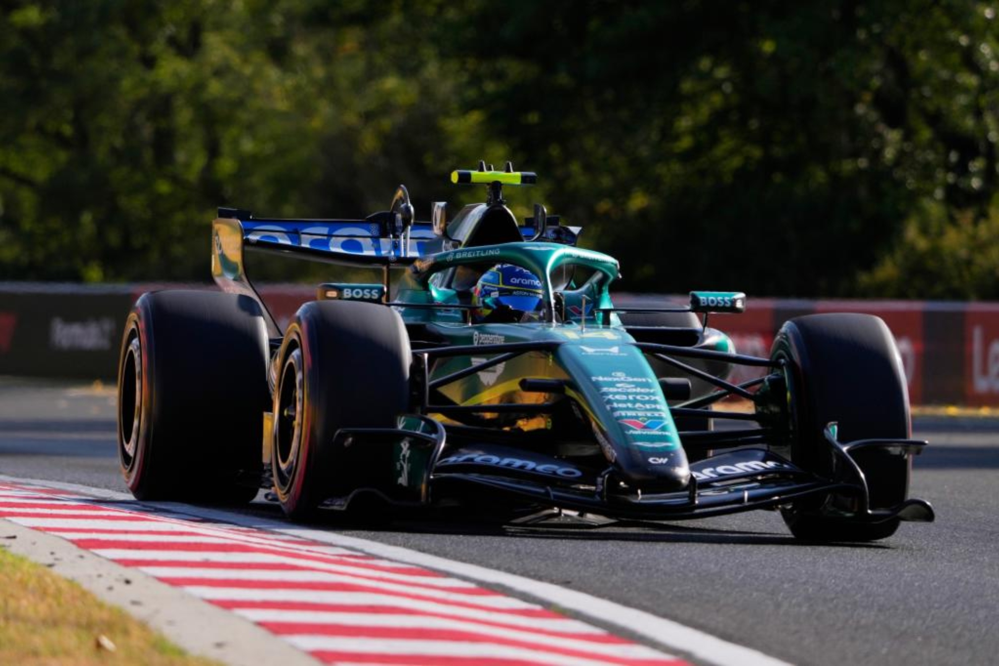 Fernando Alonso en Hungría AP