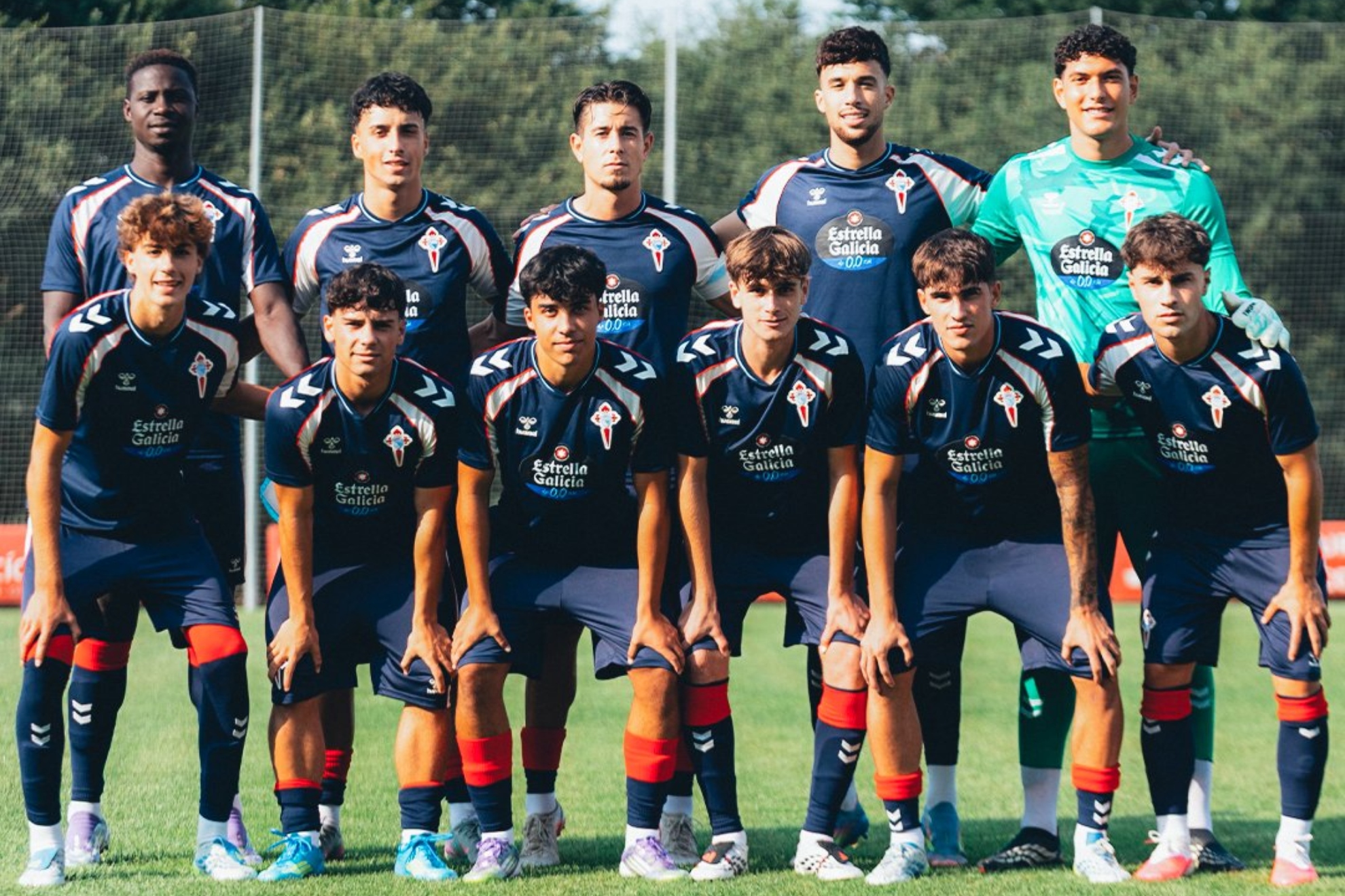 El onde del Celta Fortuna ante el Lugo. CELTA FORTUNA