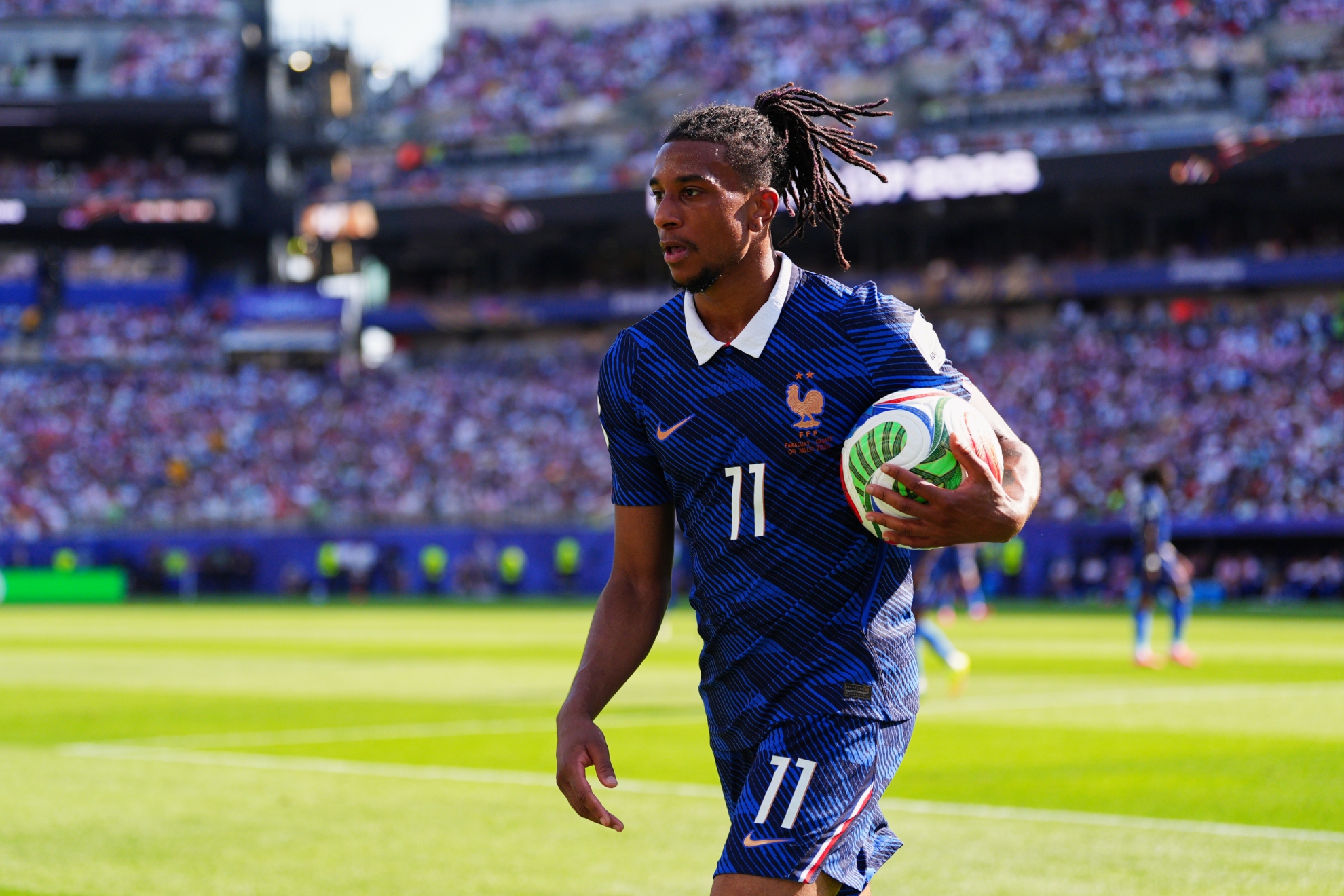 Olise, durante el Mundial con Francia. LAPRESSE.