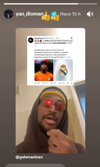 Diomandé répond à ceux qui remettent en question sa capacité à jouer pour le Real Madrid