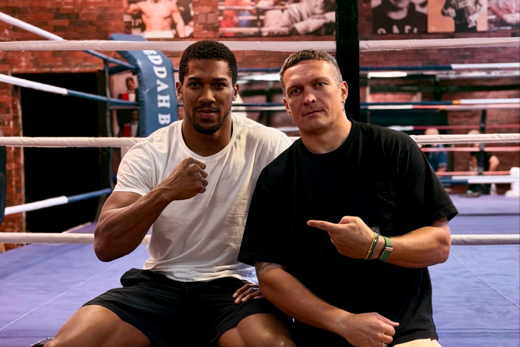 Anthonhy Joshua y Oleksandr Usyk.