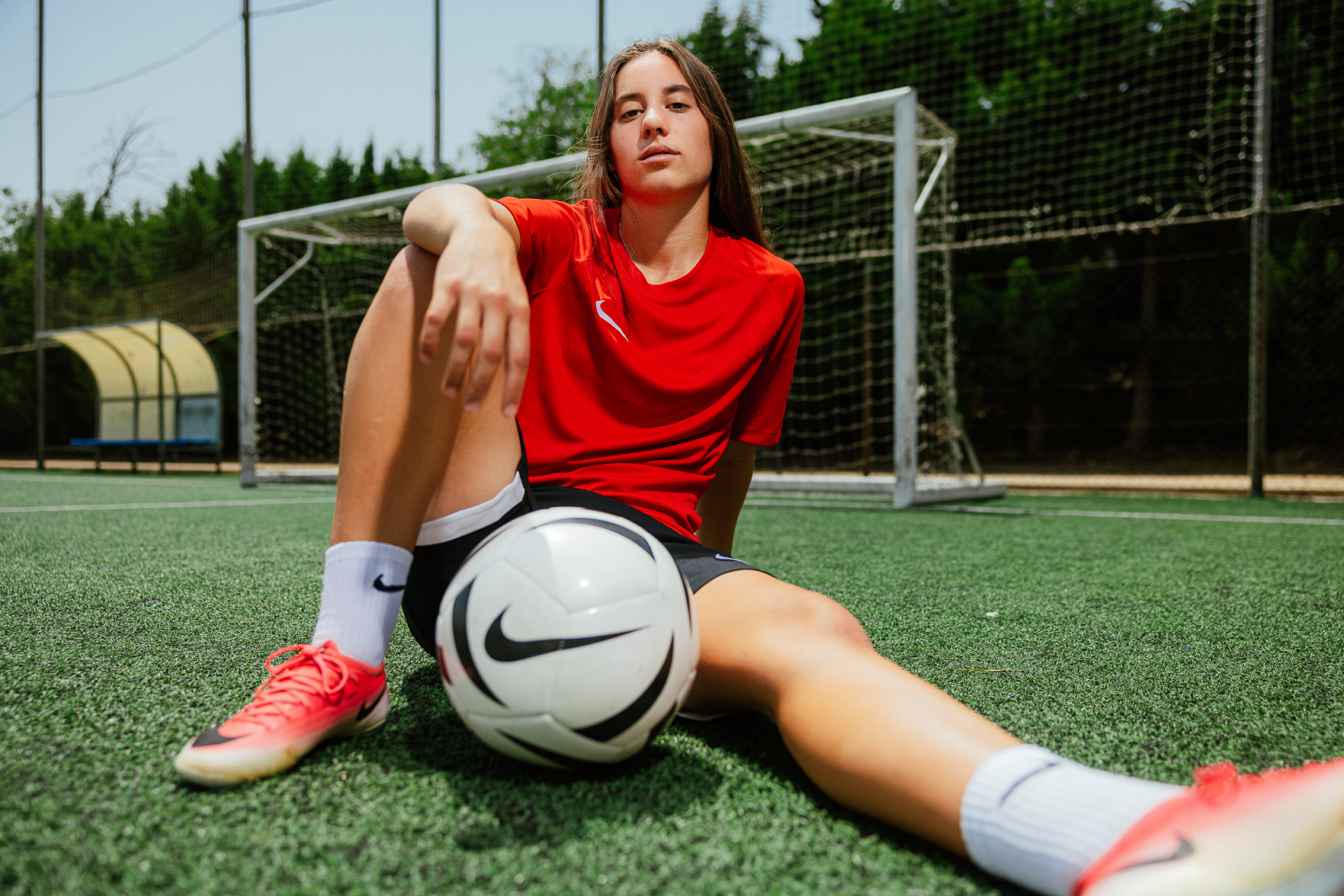 Rosalía Domínguez, jugadora del Barcelona e imagen de Nike Nike
