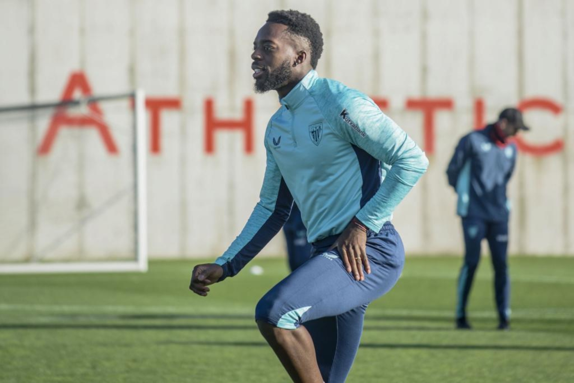 Iñaki Williams en un entrenamiento con el Athletic Club EFE