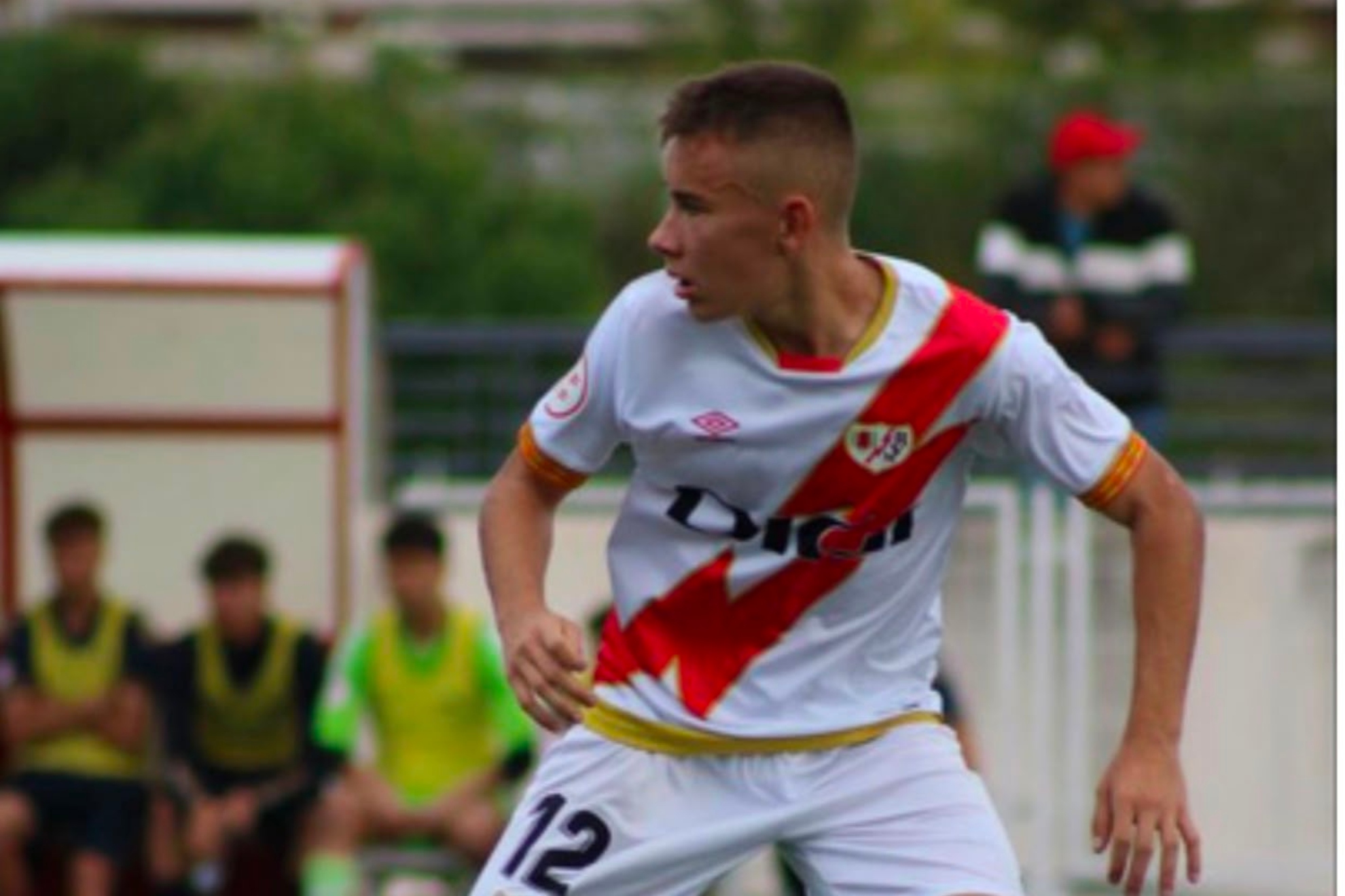 Zamo,en su etapa como rayista. RAYO VALLECANO