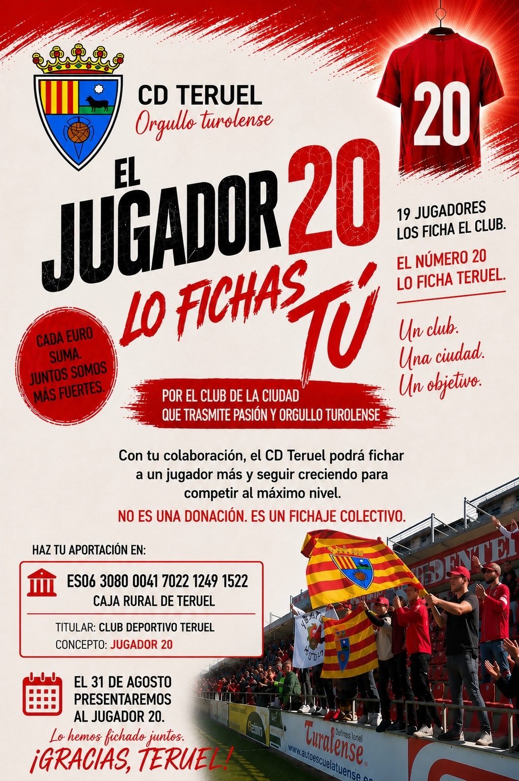 El anuncio completo del CD Teruel