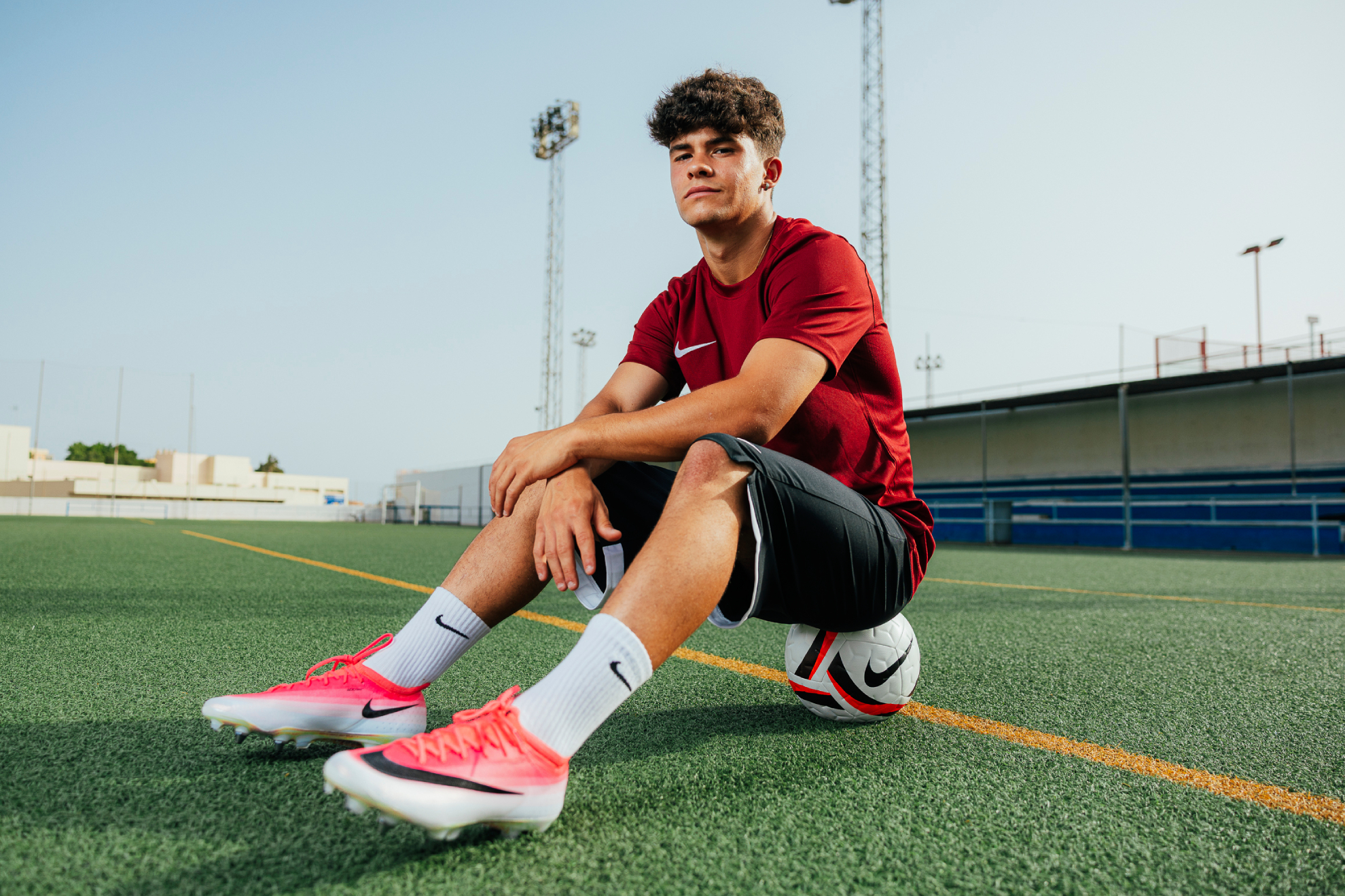Quim Junyent, jugador del Almería e imagen de Nike Nike