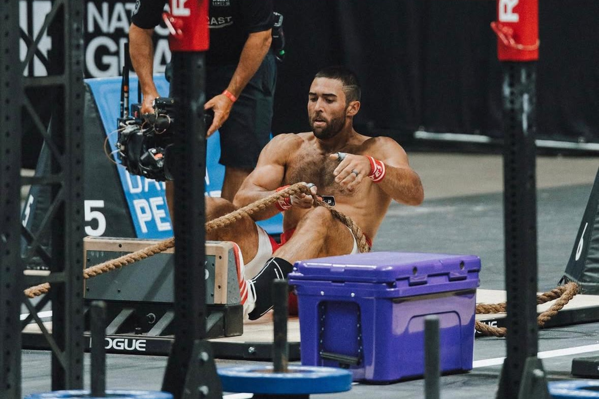 Sprague during an event at the 2026 CrossFit Games.