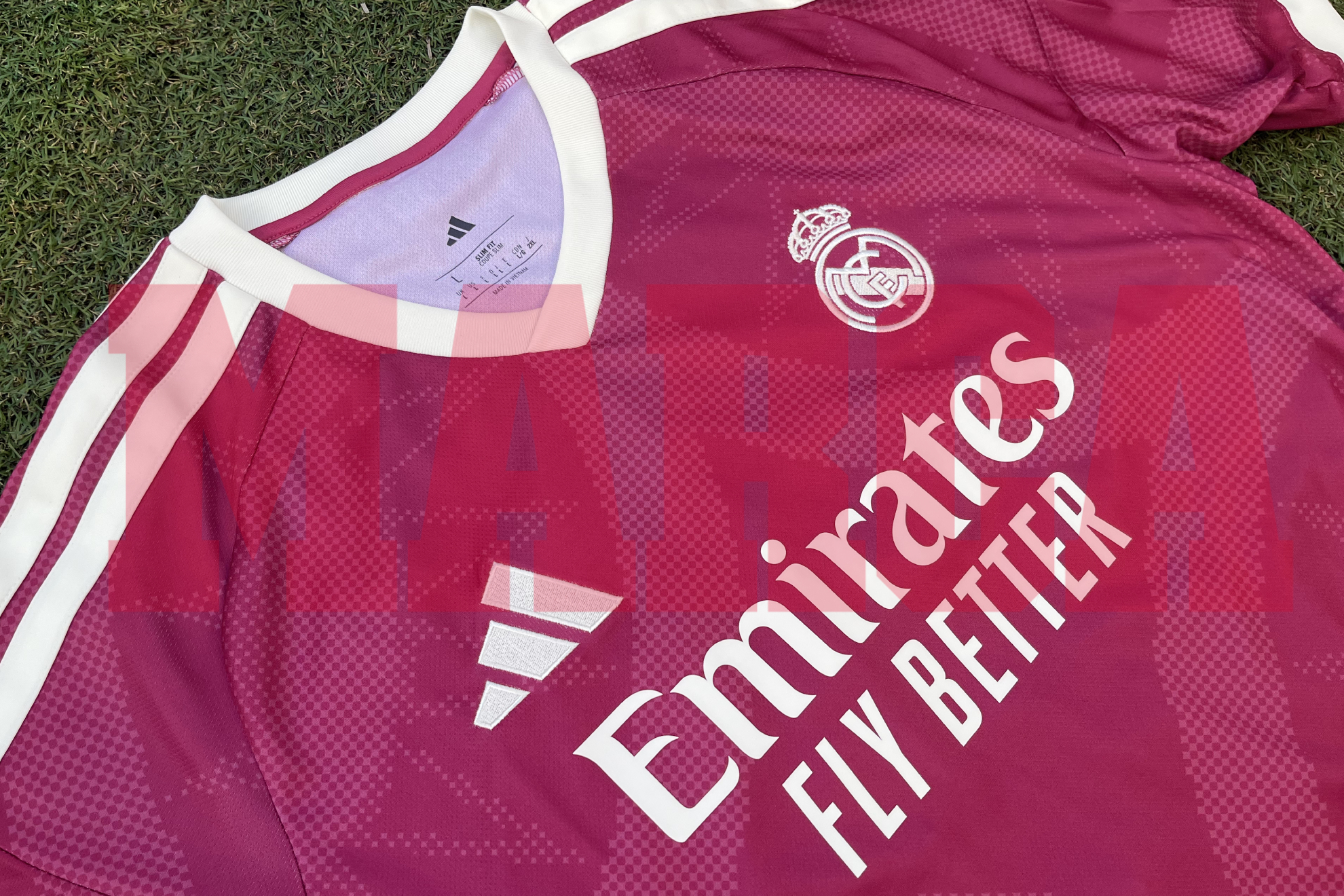 This is the pink shirt of Real Madrid for this season