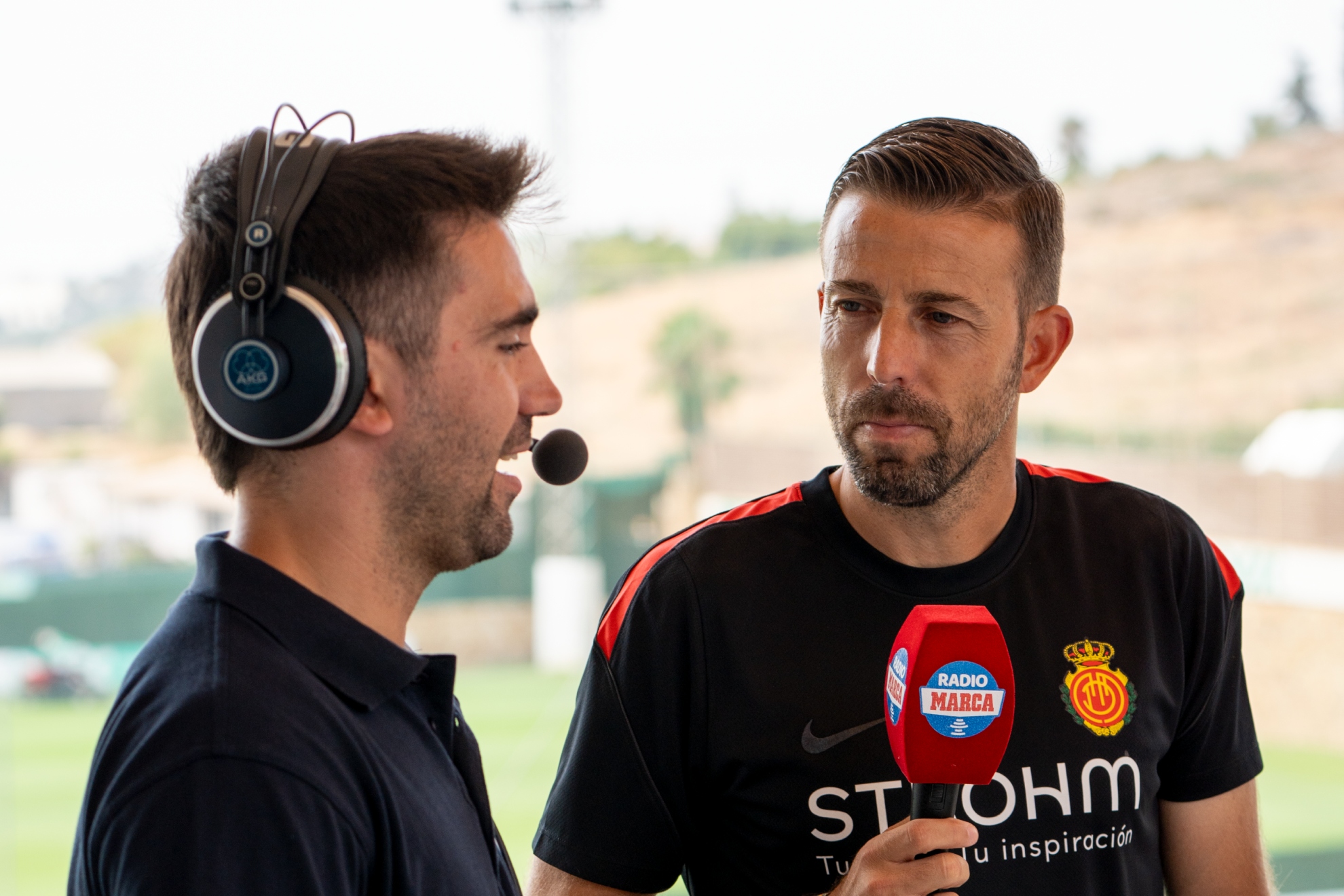 Luis García junto a Radio MARCA Baleares