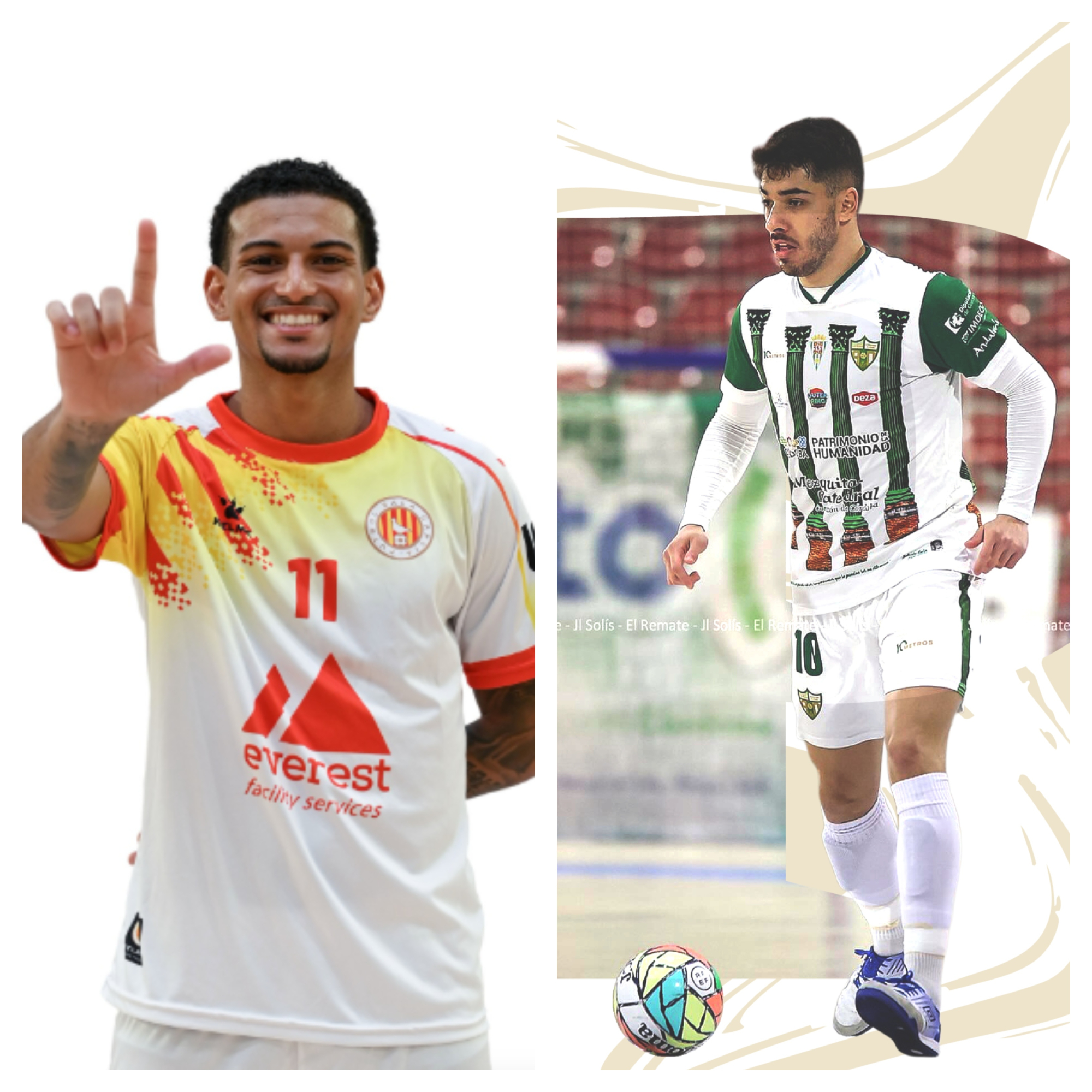 Leandrinho y Lucas Perin FOTOMONTAJE (CATGLAS STA COLOMA/ELPOZO MURCIA)