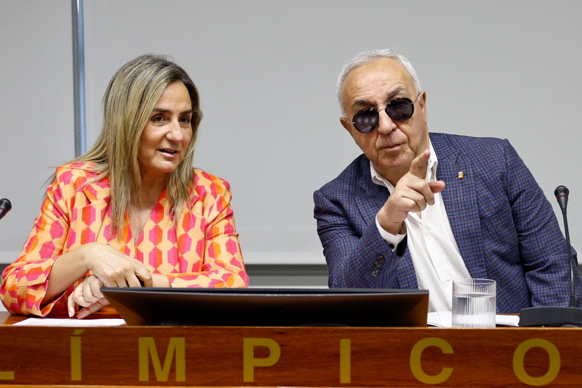 Milagros Tolón y Alejandro Blanco.
