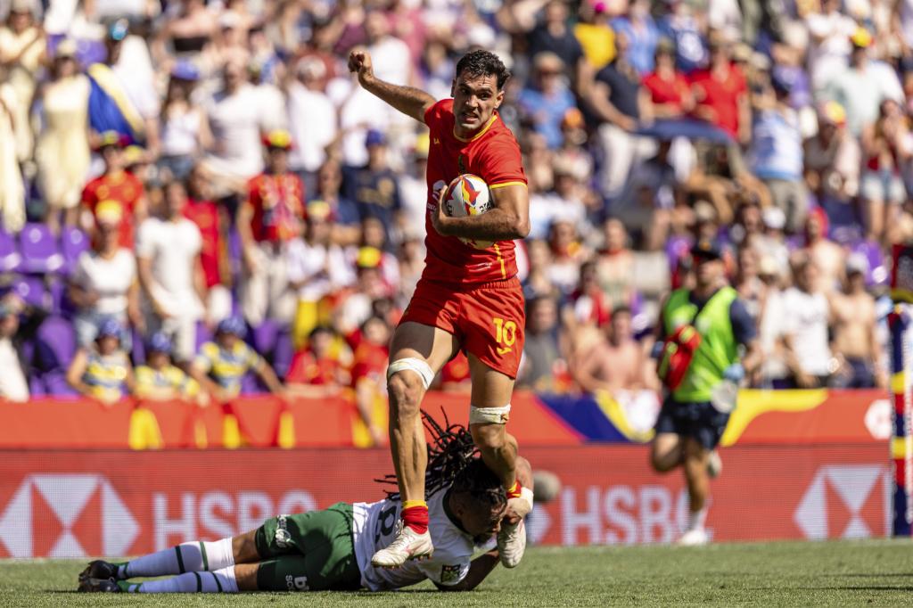 Partido del Seven español en las Series Mundiales de Valladolid en 2026. RFEF