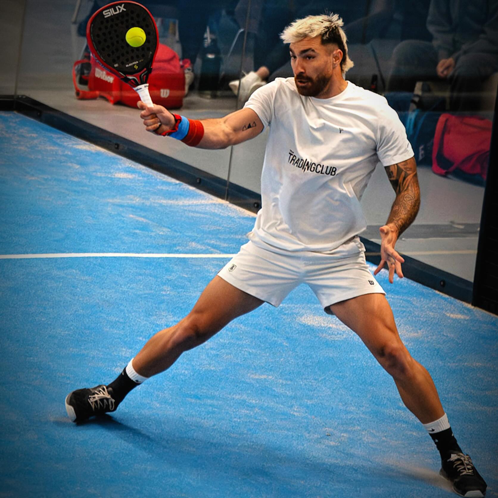Nicolás Xiviller, jugador de pádel profesional en los Estados Unidos.