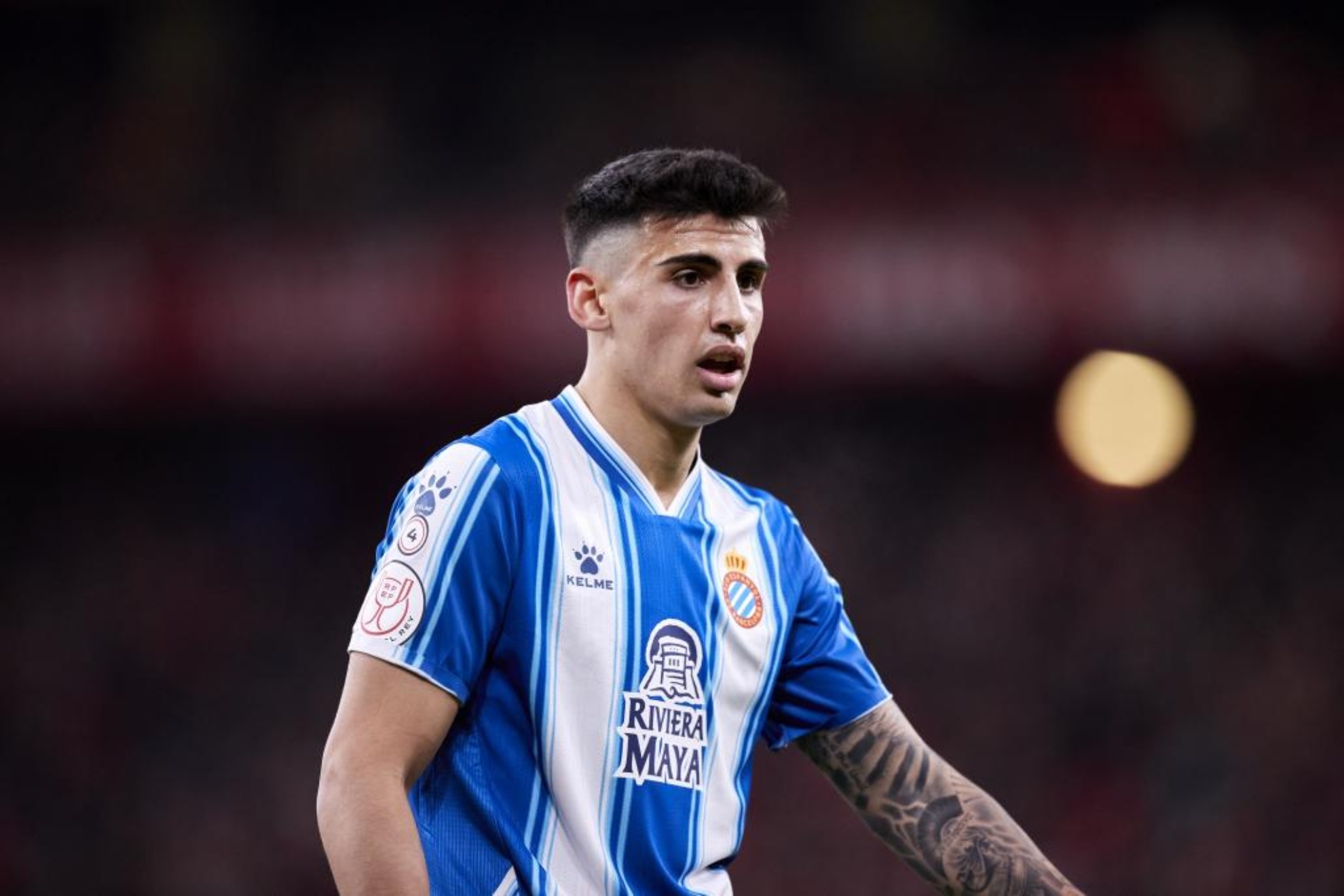 Rubén Sánchez en un encuentro con el Espanyol Ricardo Larreina / UGS