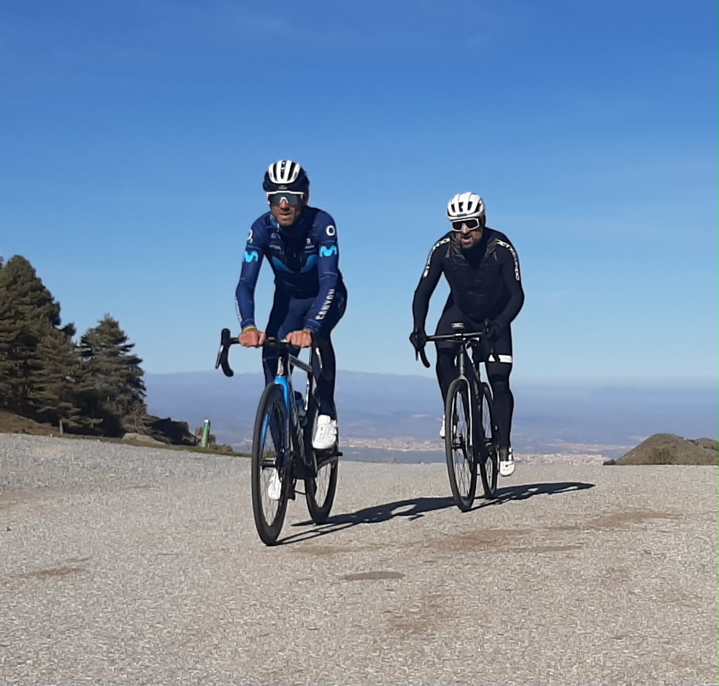 Zabala, con Valverde.