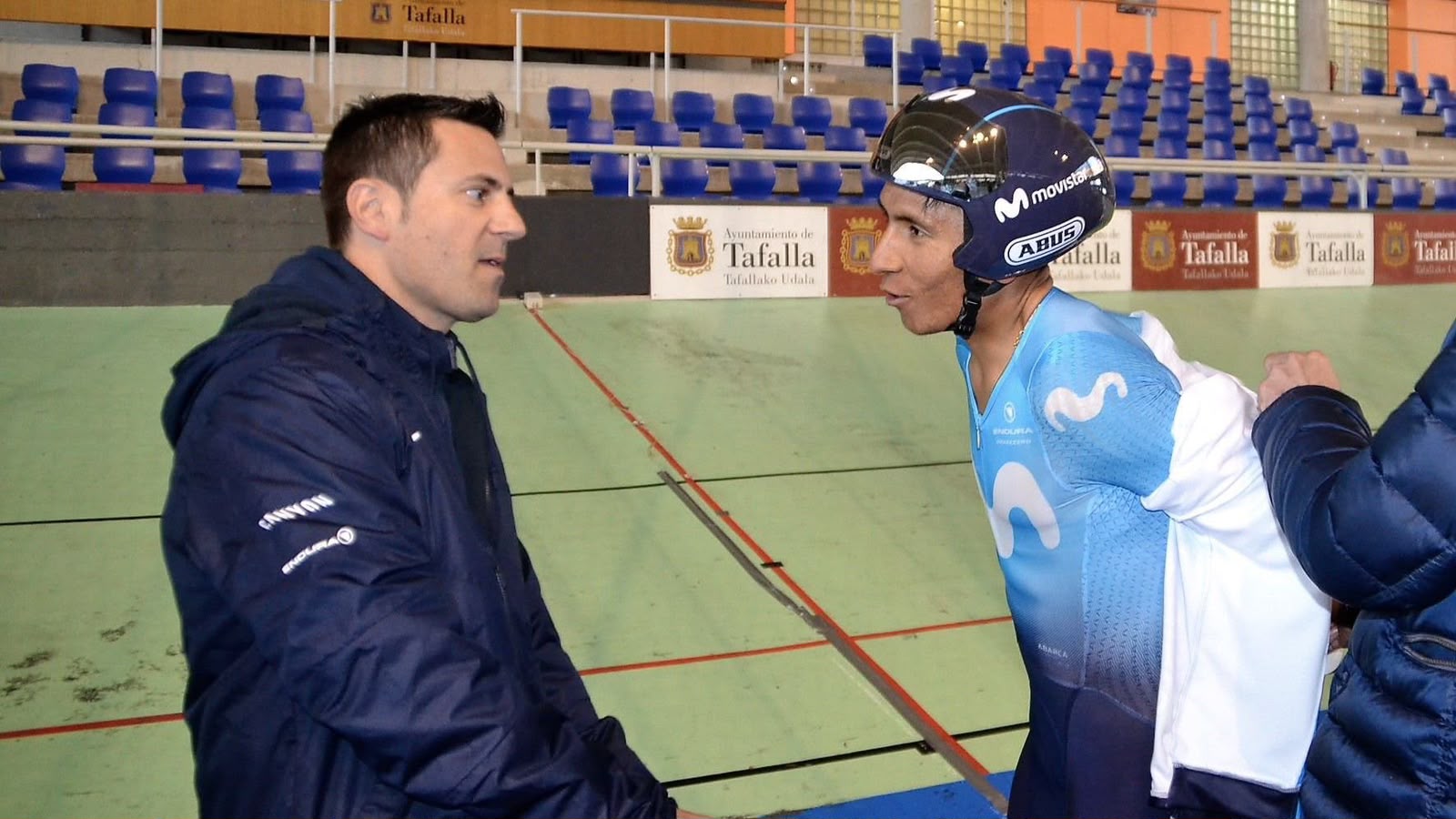 Zabala, con Nairo.