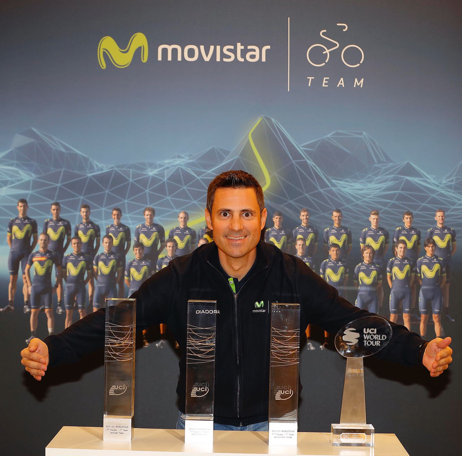 Zabala, en su época con el Movistar Team español.