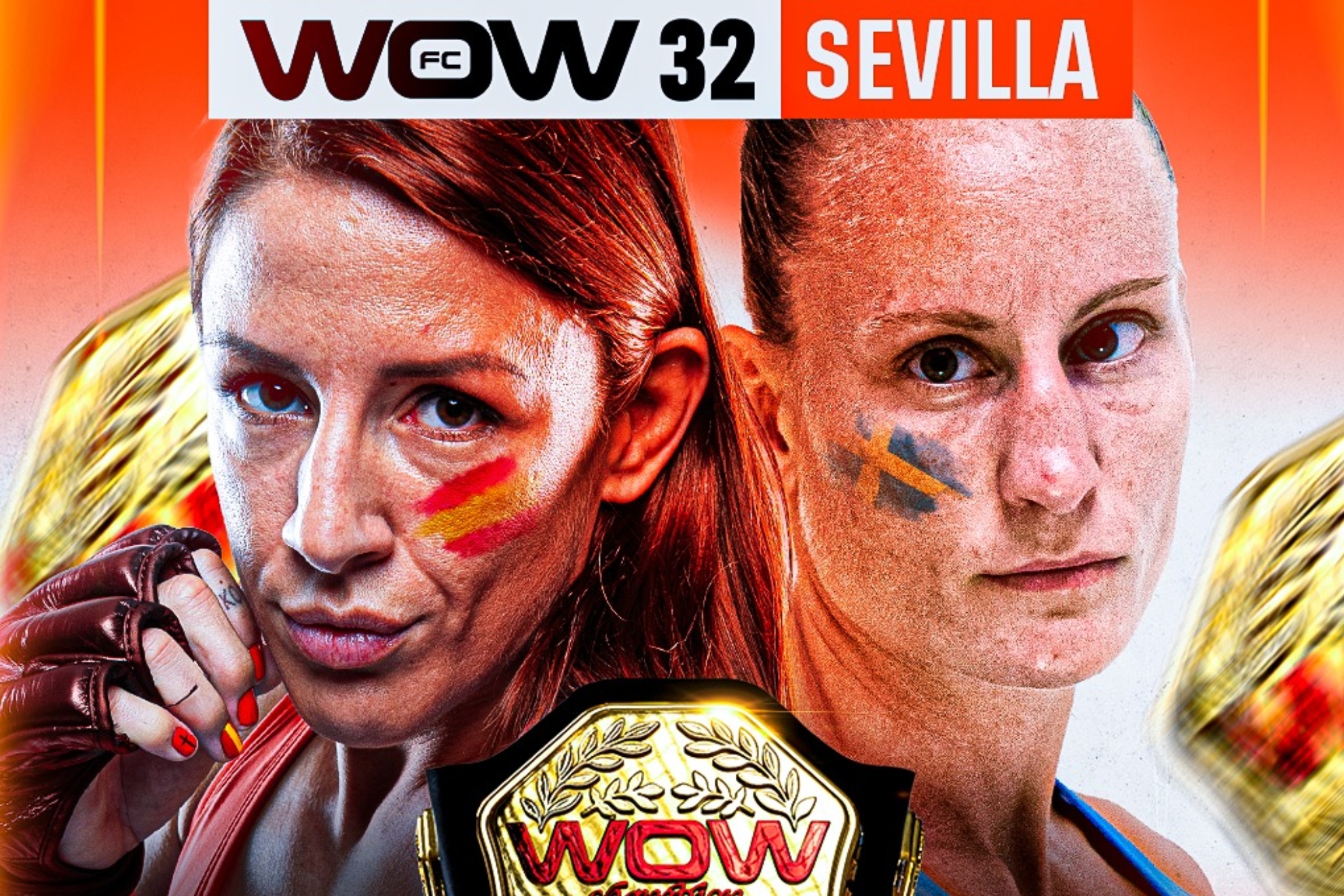 El cartel de WOW 32 Sevilla. WOW FC.