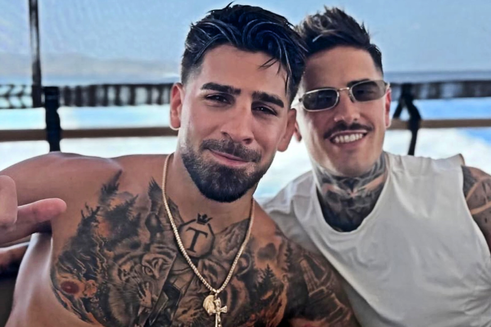 Ilia Topuria, durante sus vacaciones. INSTAGRAM.