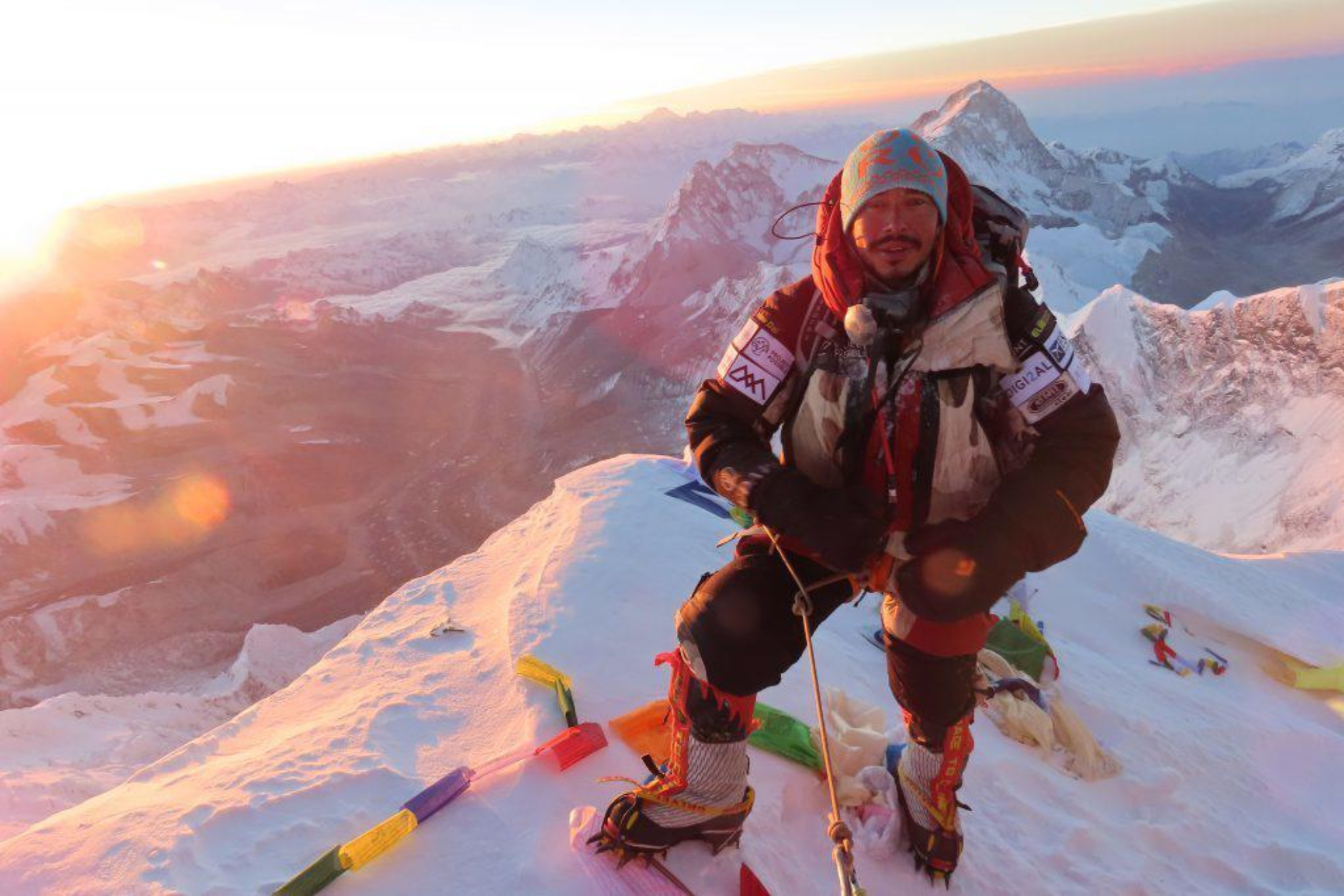 Nirmal Purja, en el Everest.