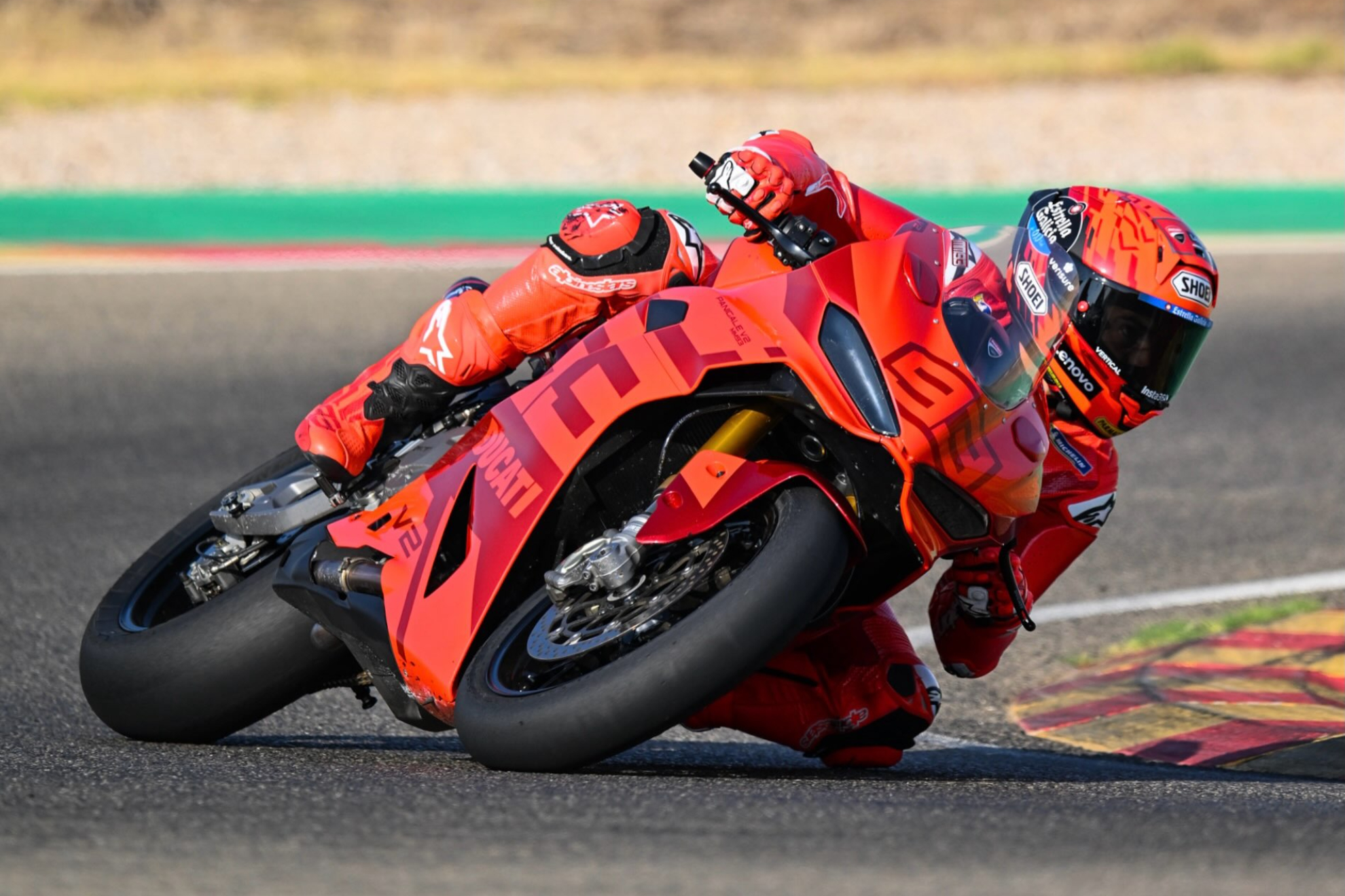 Marc Márquez, en MotorLand Aragón.