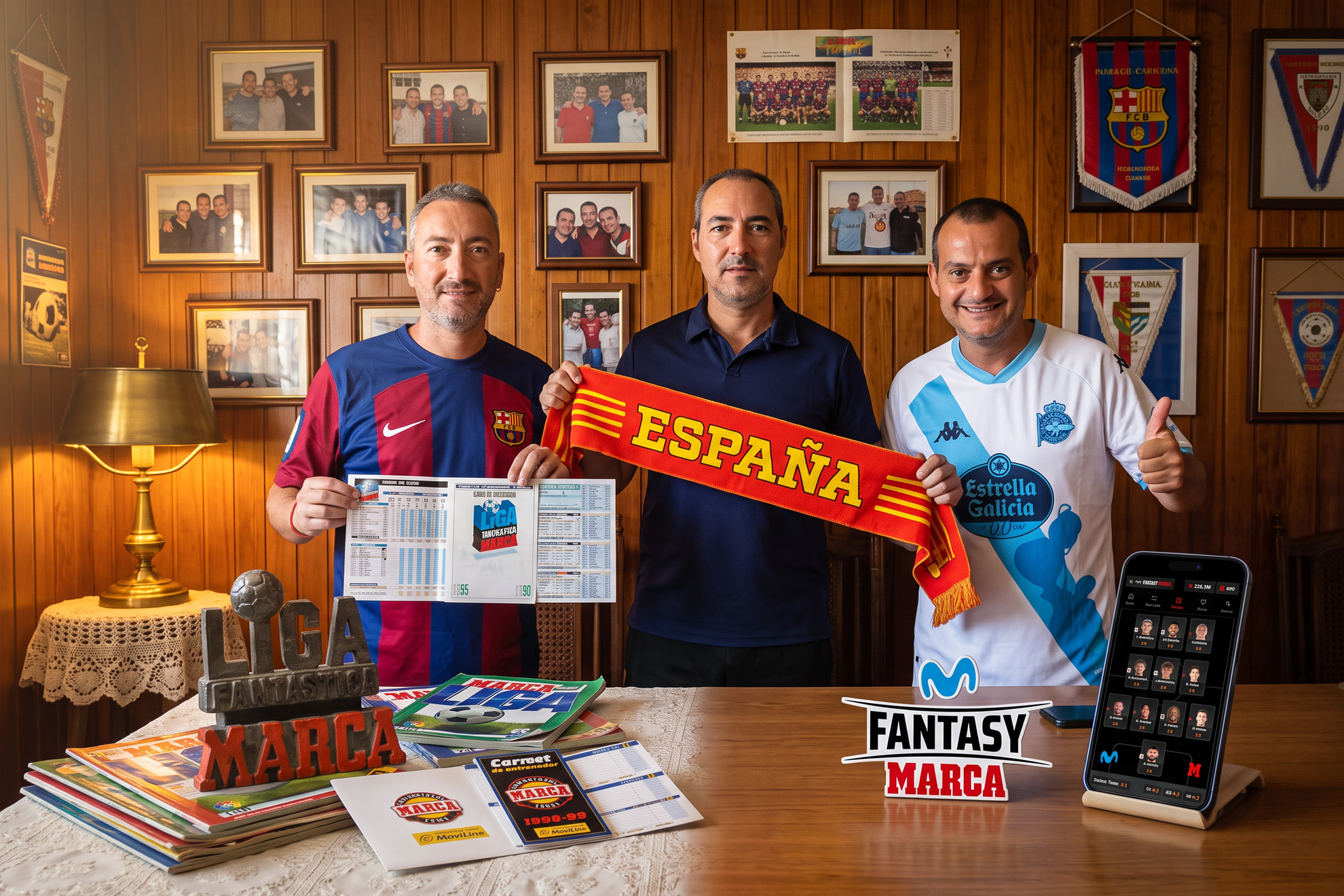 Noé, Rubén y Parga empezaron a jugar a mediados de los 90 en el instituto.