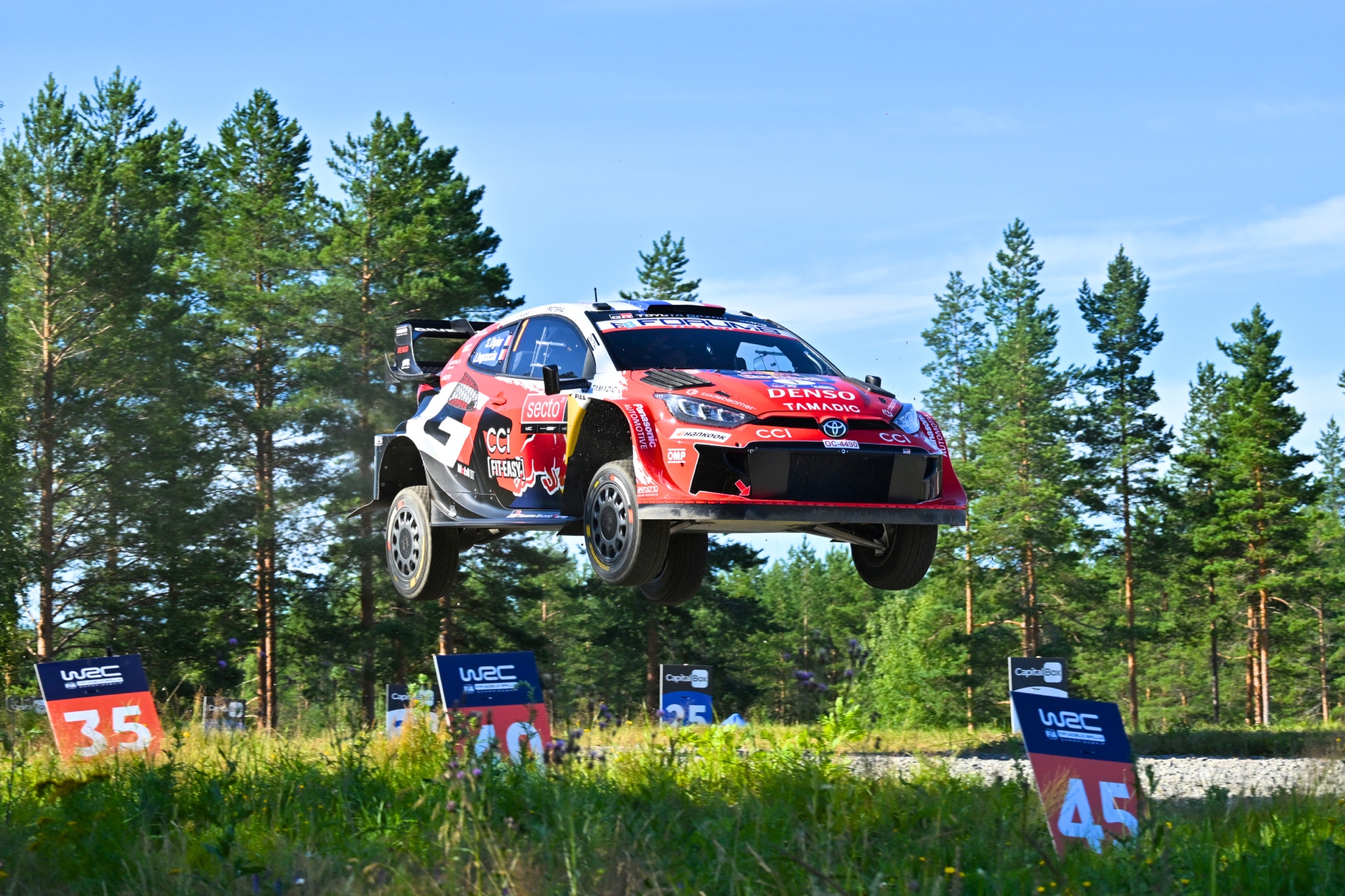 Ogier, en un salto. FOTO DE GORETTI MARRERO