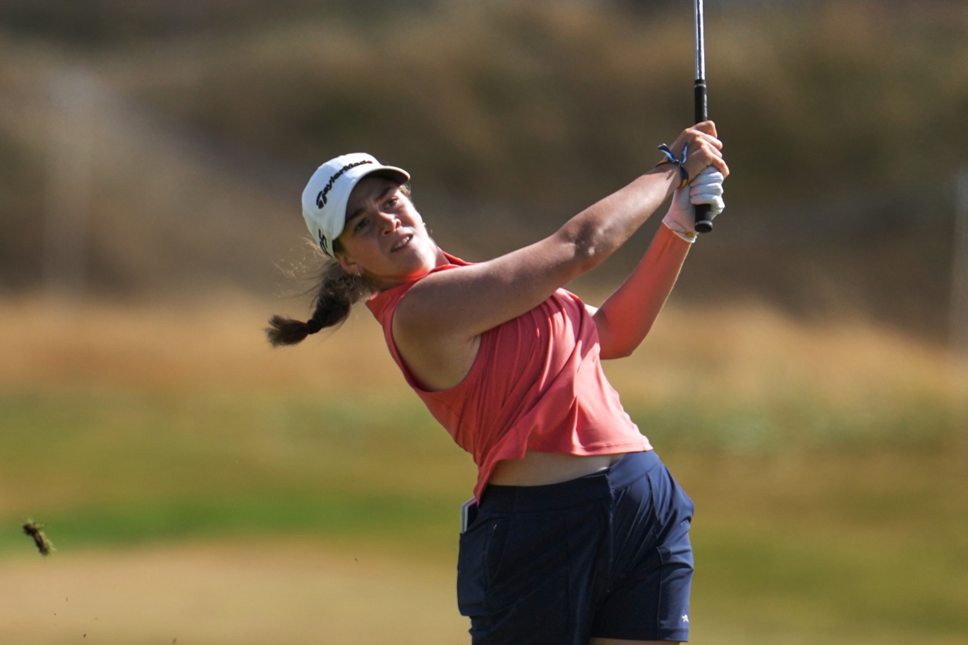 Paula Martín durante la primera ronda del British femenino.