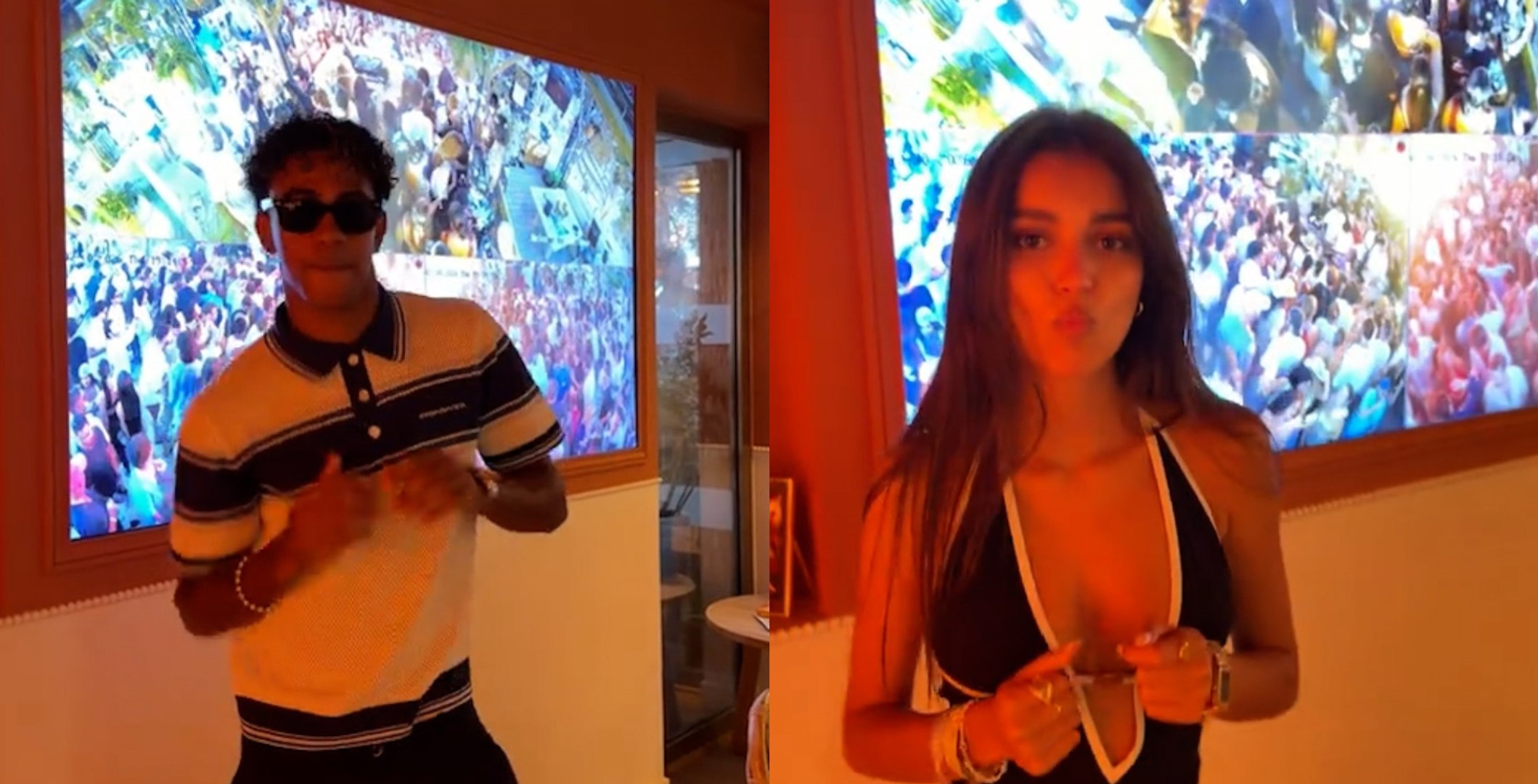 Así es el nuevo baile viral del pelotero español, esta vez acompañado...