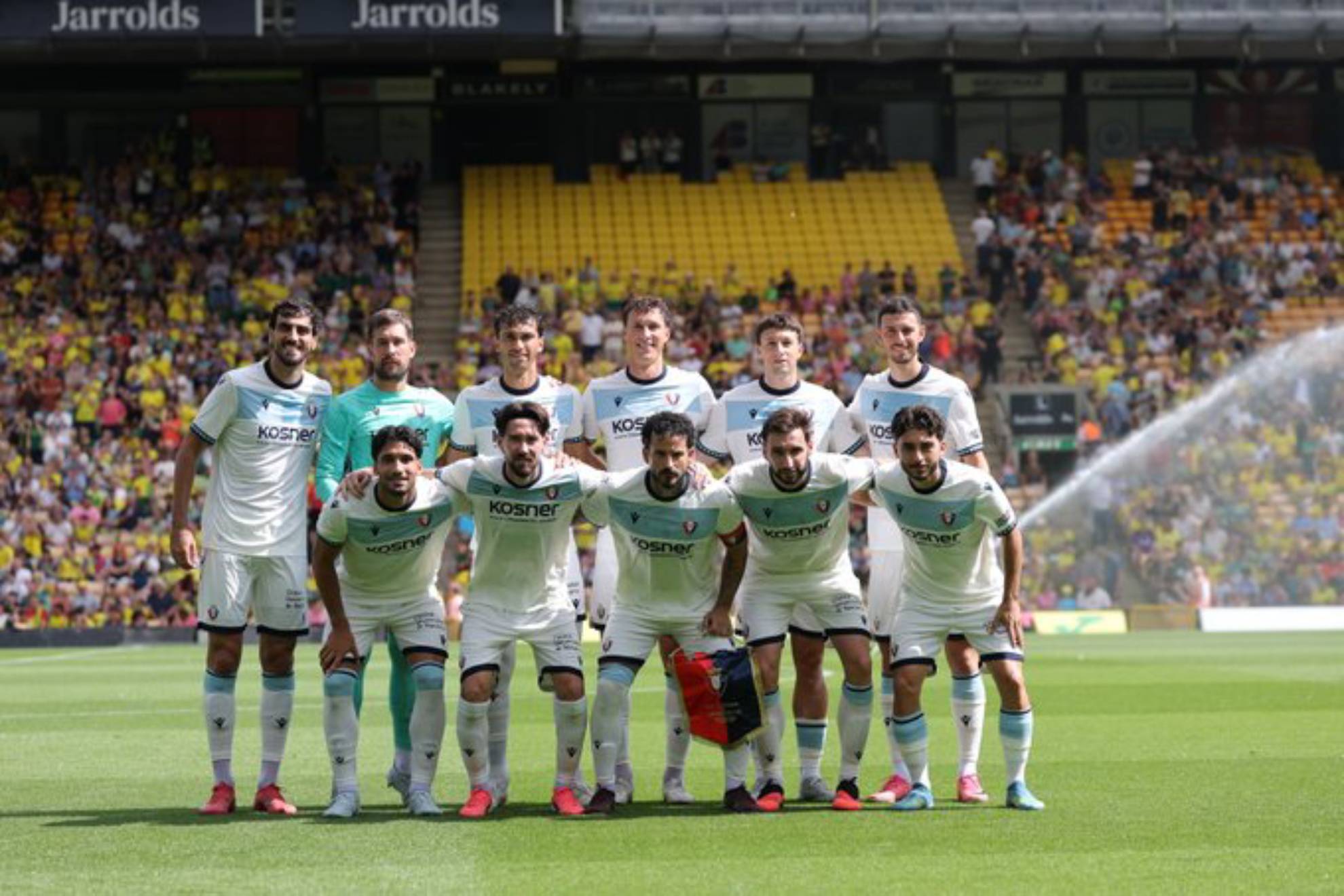 Once de Osasuna ante el Norwich. Osasuna