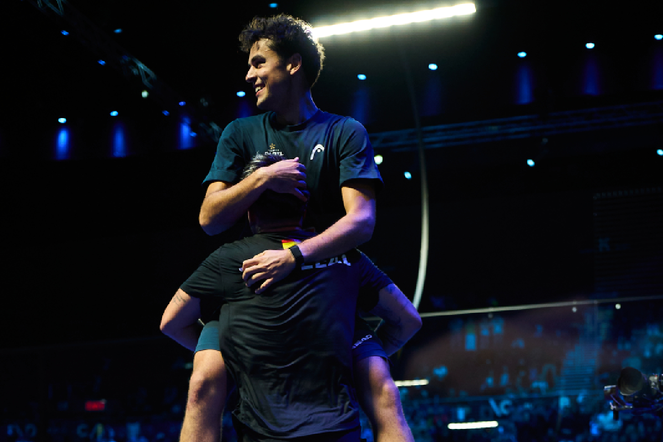 Una enorme victoria para jugar su primera final en Premier Padel.