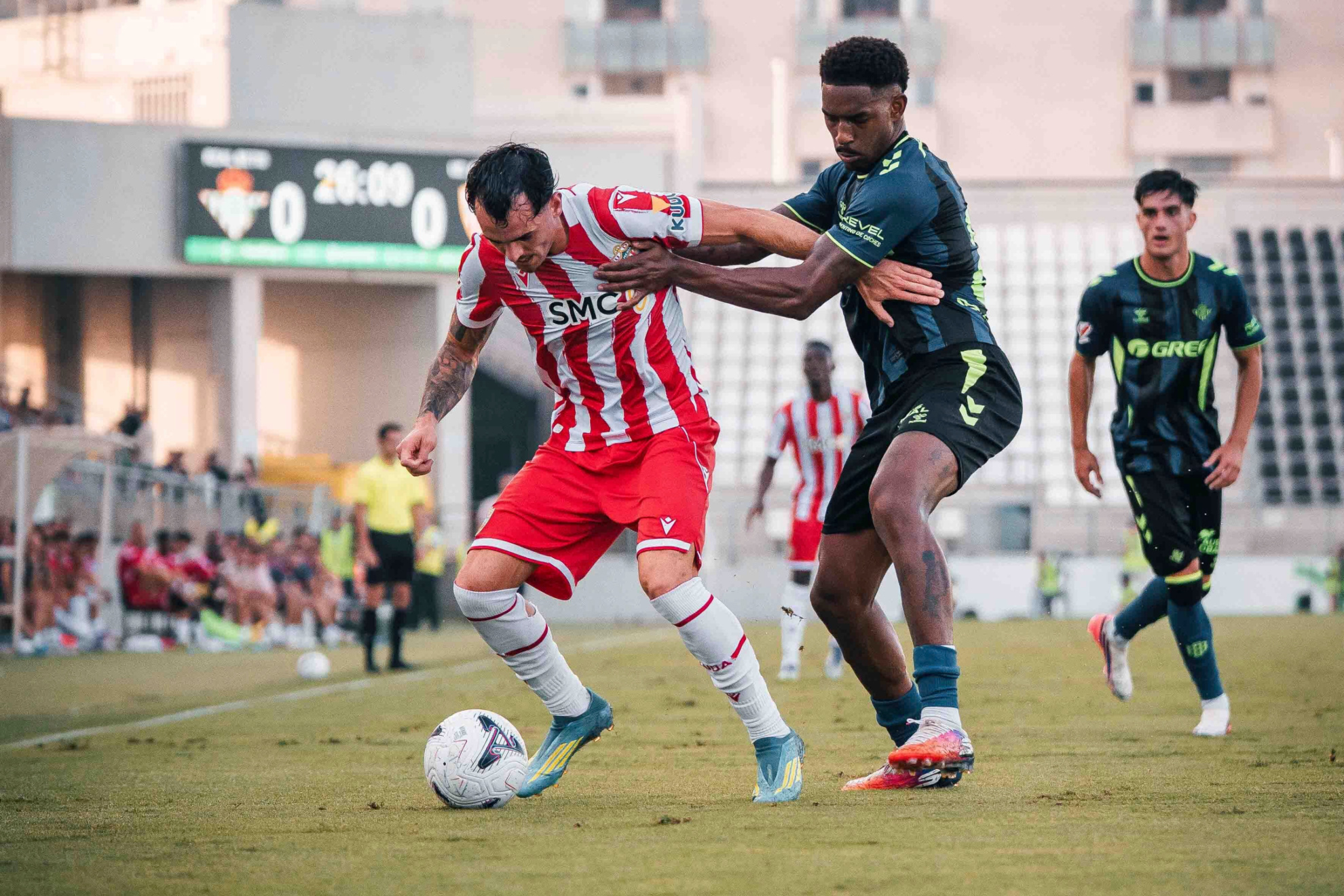 Lance del partido. UD Almería