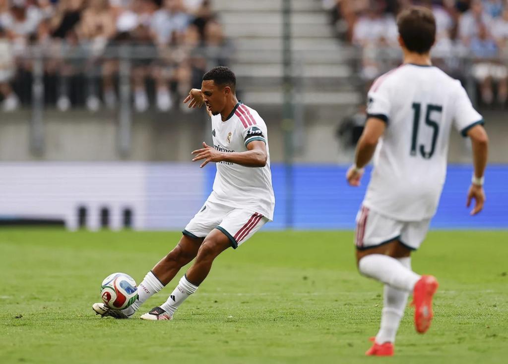 Trent durante el partido.
