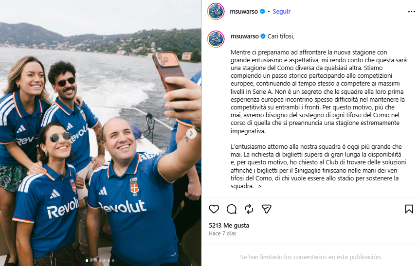 El coumunicado de Suwarso.