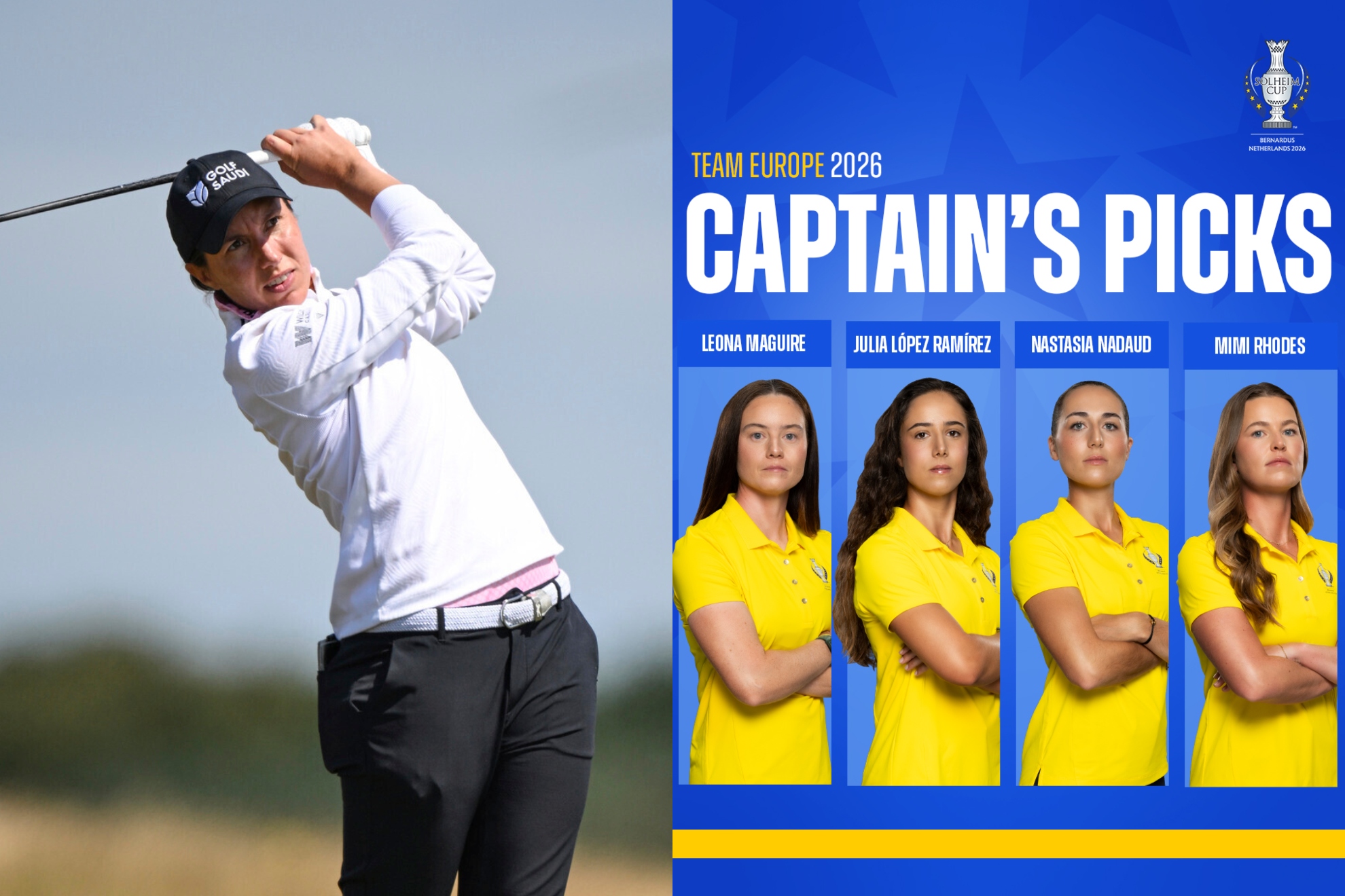 Carlota Ciganda y las selecciones de la capitana.