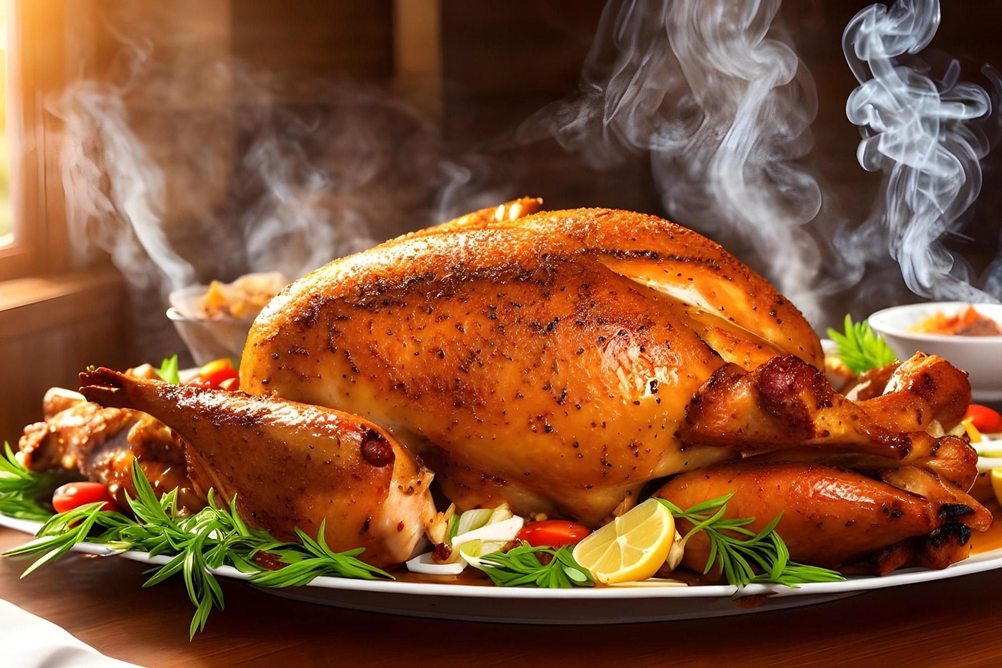 Imagen de un pollo asado. Pixabay.