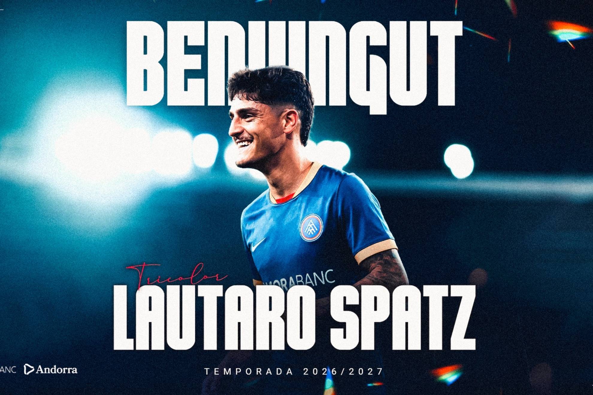 Lautaro Spartz, nuevo jugador del Andorra.