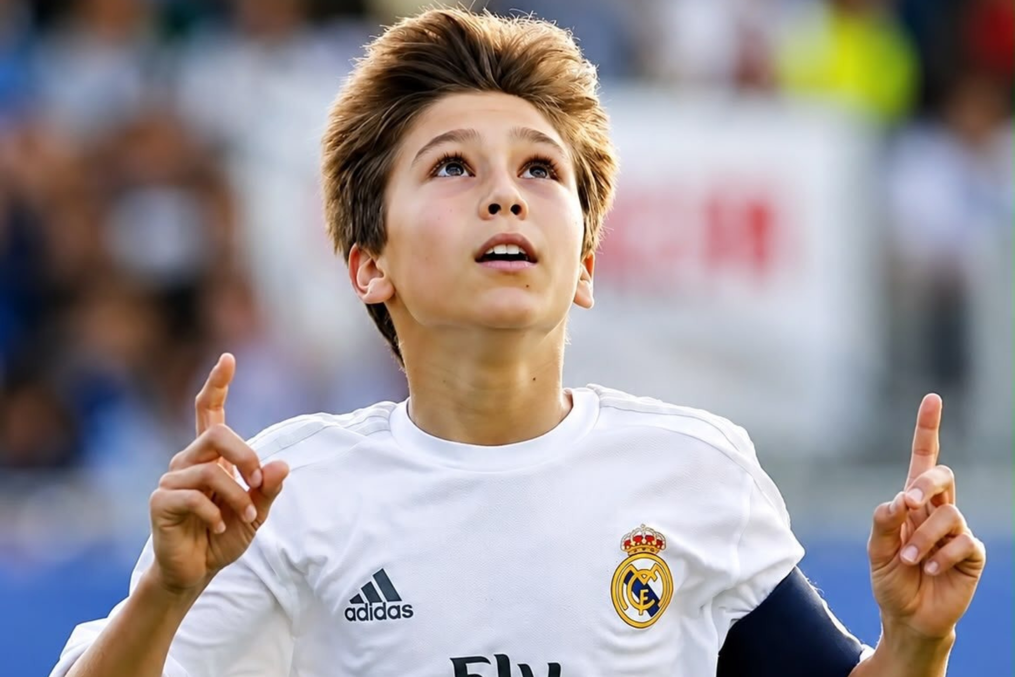 Gonzalo, celebrando un gol con el Madrid en 2016.