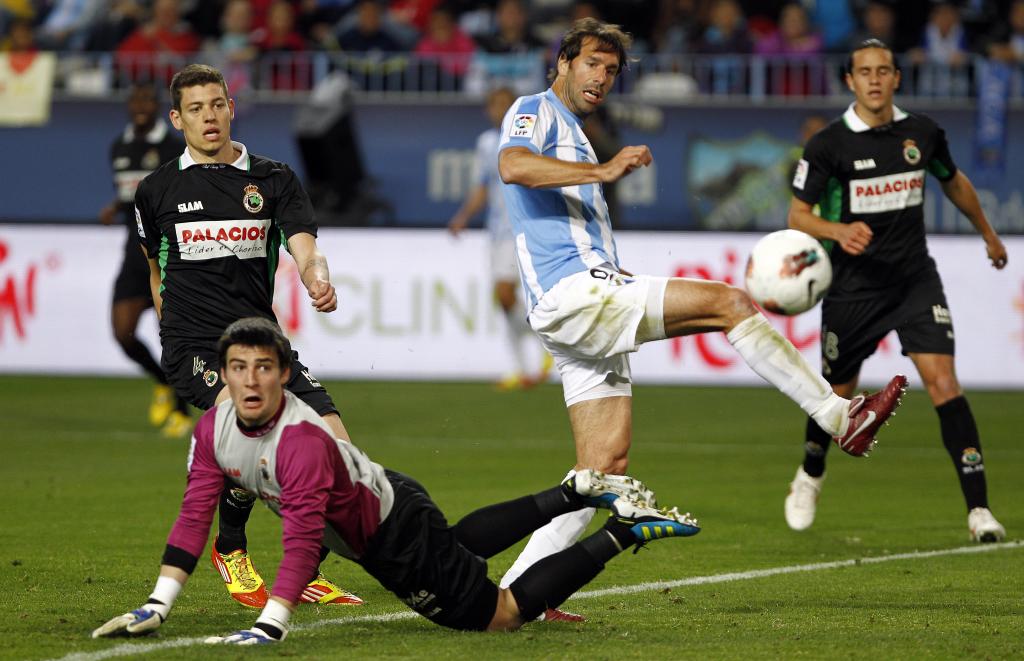 Van Nistelrooy, durante su etapa en el Málaga JOSÉ ORTEGA
