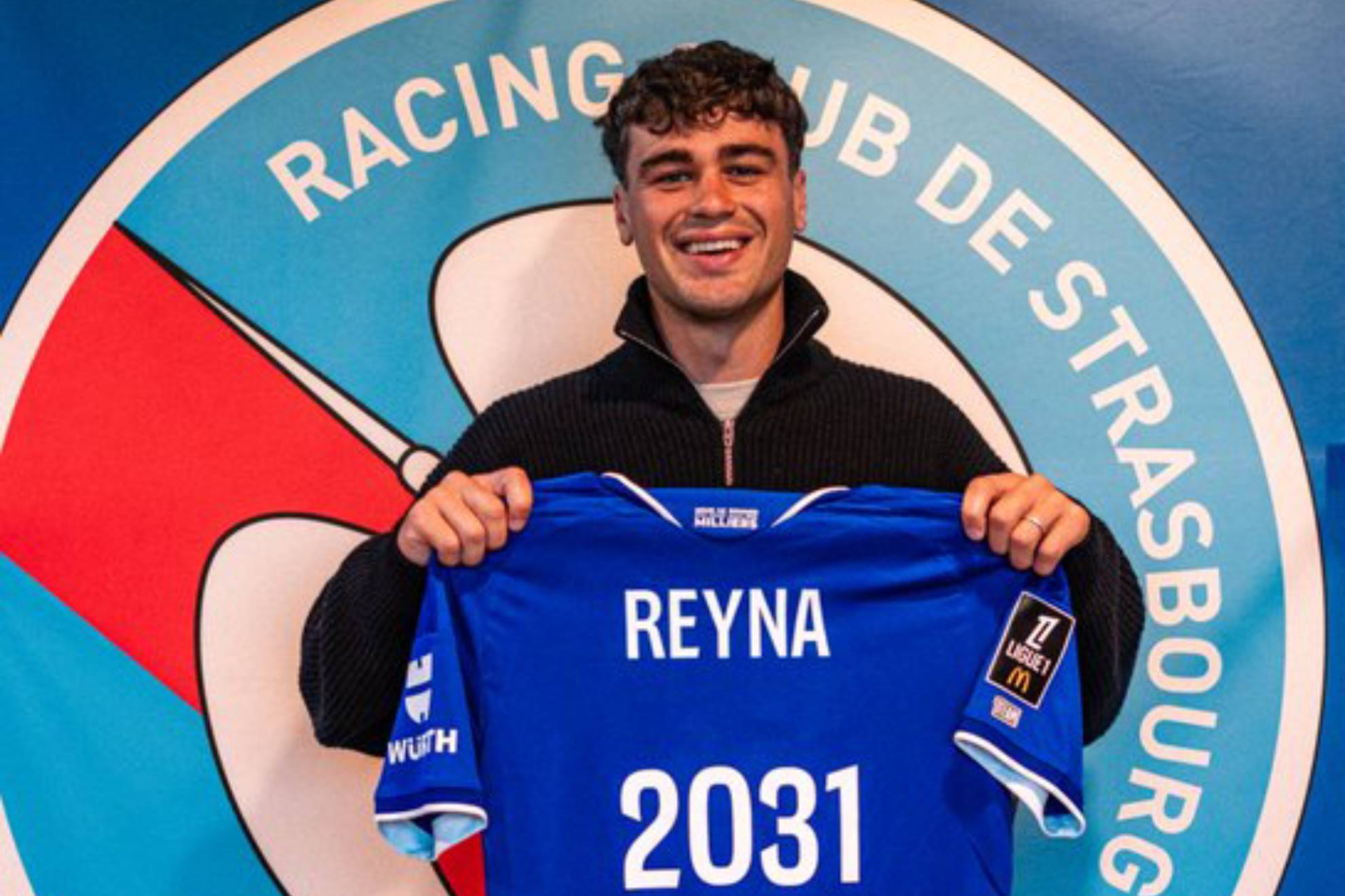 Giovanni Reyna, presentado con el Estrasburgo RC ESTRASBURGO