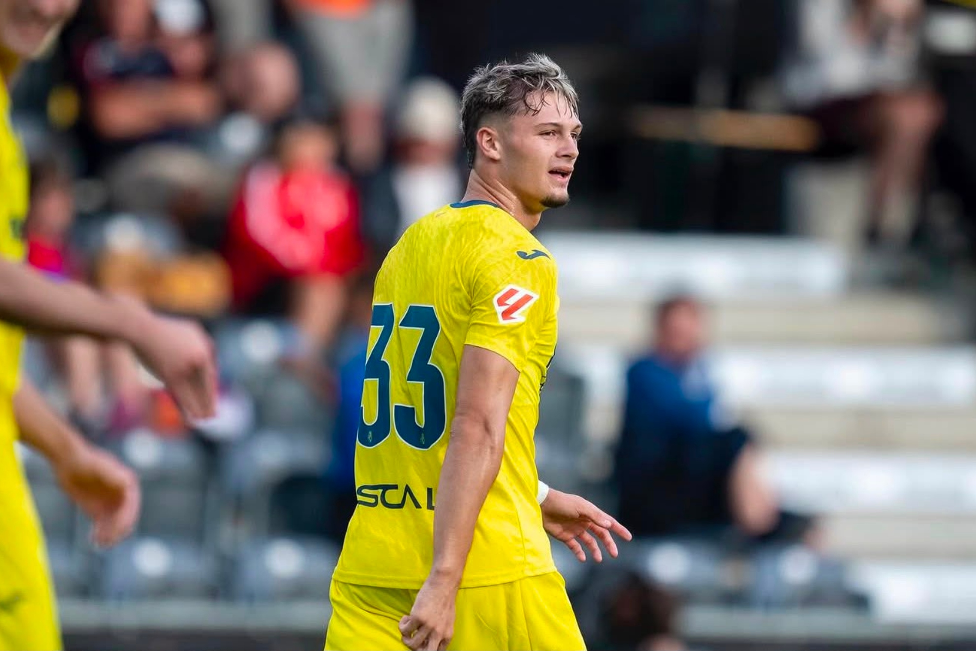 Pau Cabanes con el Villarreal. VCF