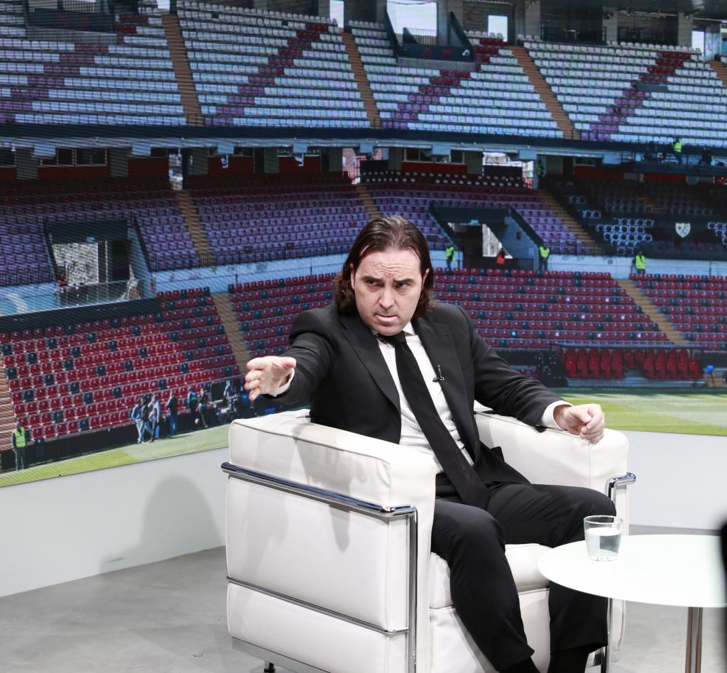 Martín Presa durante la entrevista
