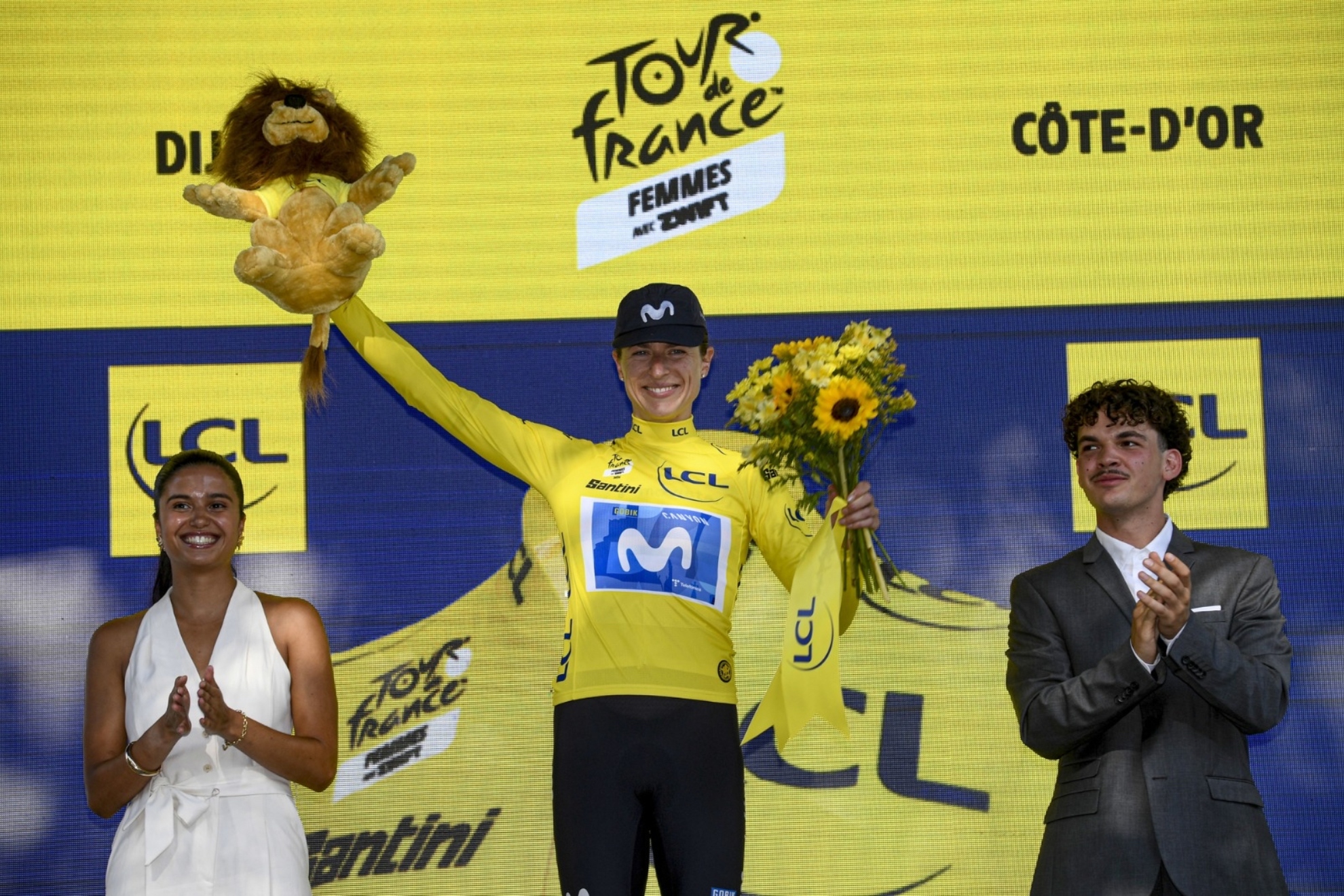 Reusser, de amarillo.