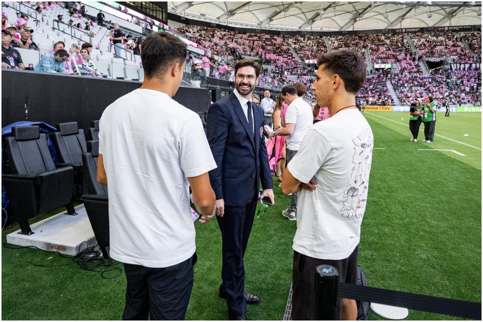 Asensi, en el NU Stadium.