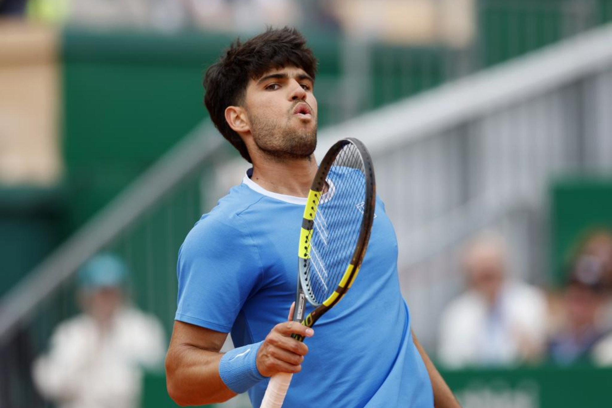 Carlos Alcarz, en Montecarlo. EFE