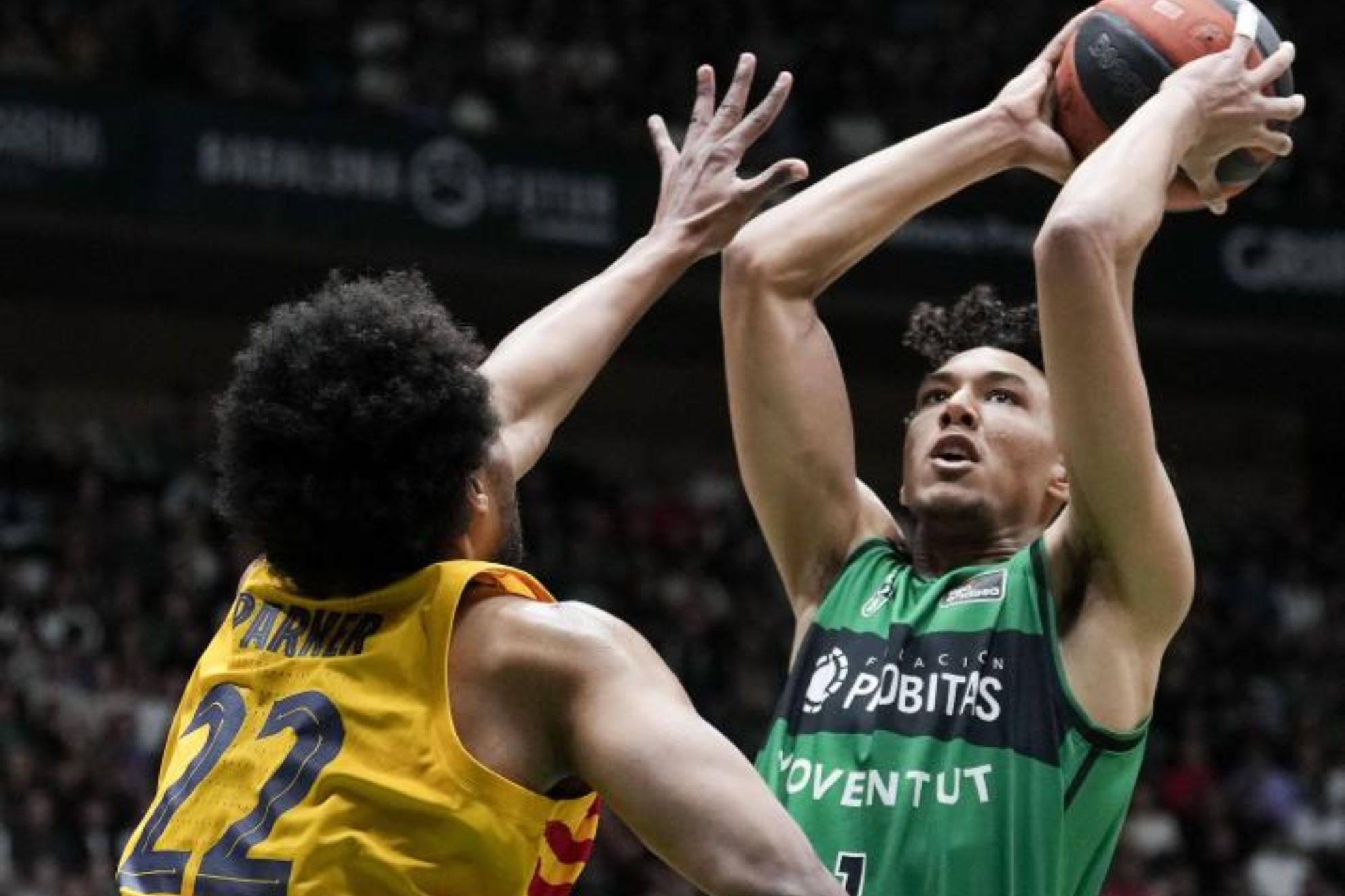 Yannick Kraag, en un partido del Joventut. EFE