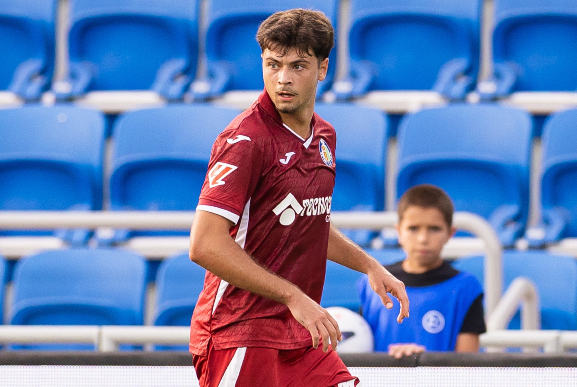 Gorka Rivera, en un partido con el Getafe.