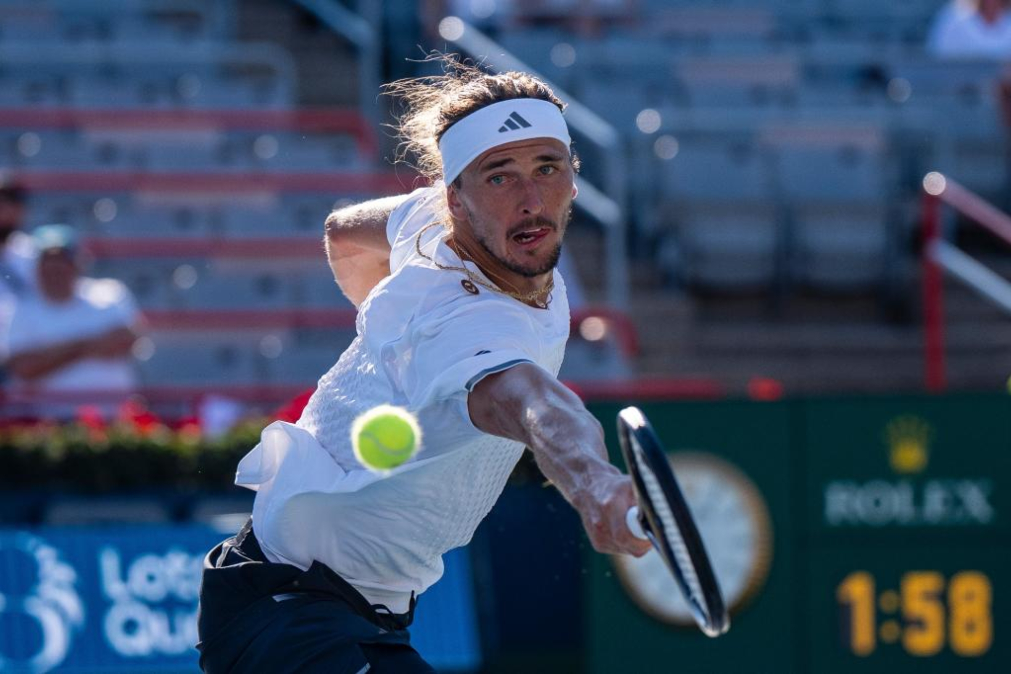 Alexander Zverev, durante un partido. LAPRESSE